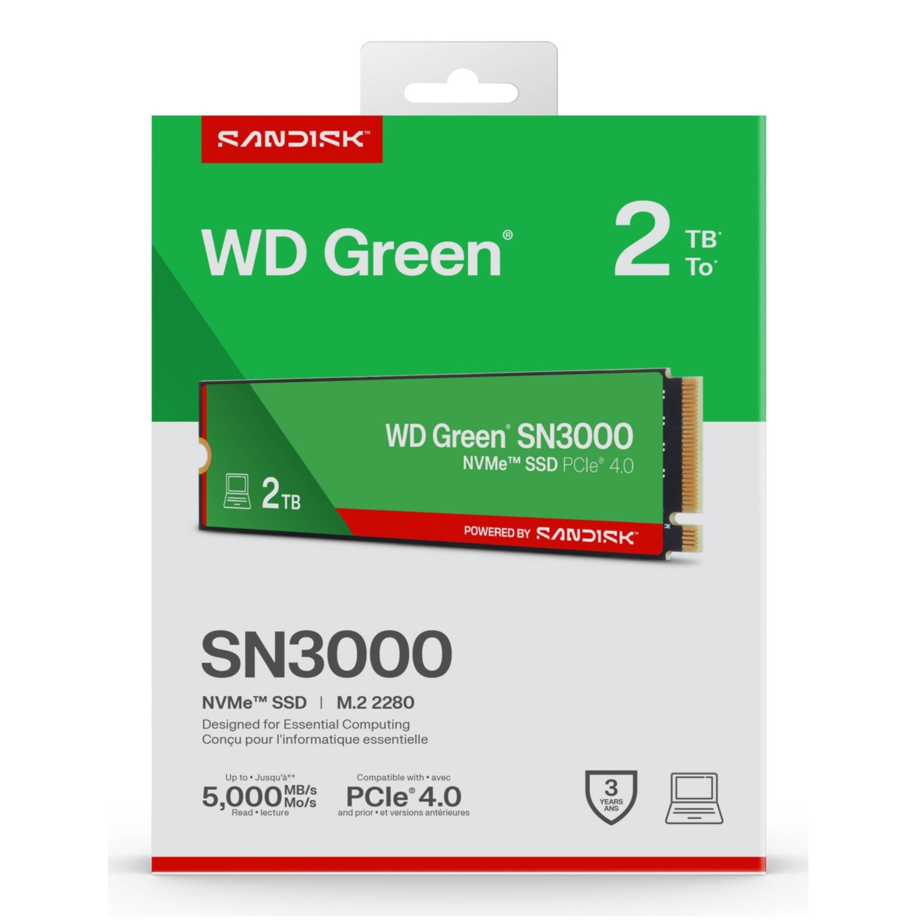 Sandisk interne SSD »WD Green SN3000 NVMe«