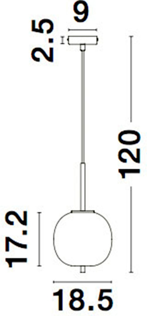 Nova Luce Hängeleuchten »LATO« E14 1 Stk. Ohne Leuchtmittel