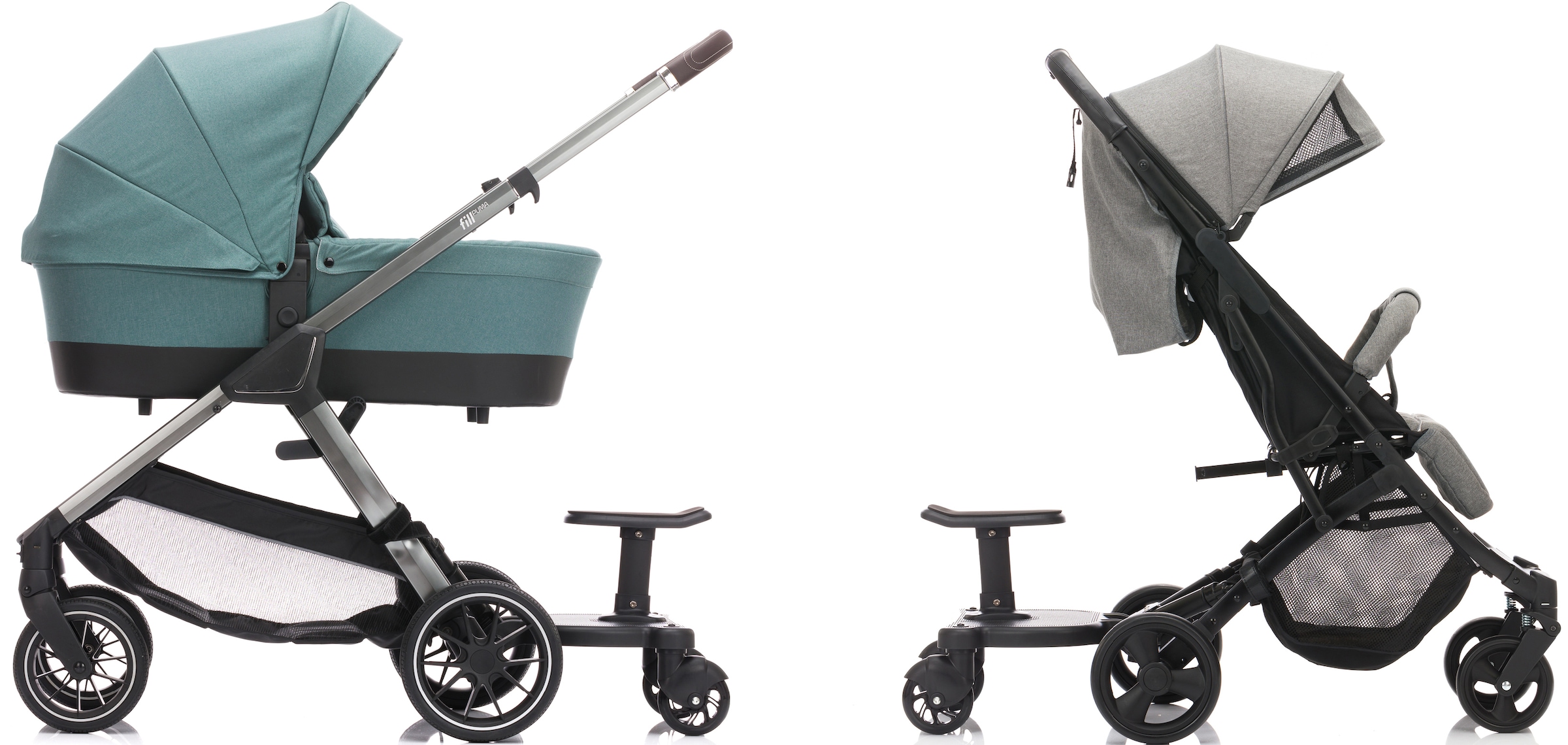 Fillikid Buggyboard »Mitfahrbrett Basic inkl. Sitz«