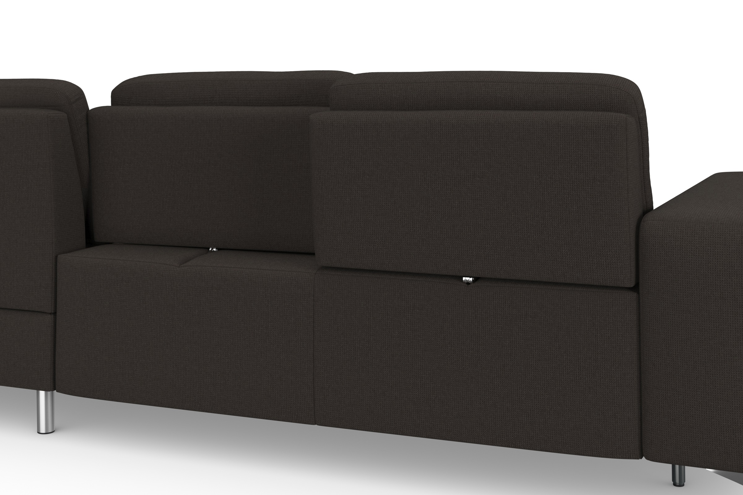 sit&more Ecksofa »Baviene L-Form«, inklusive Sitztiefenverstellung und Federkern, wahlweise Bettfunktion