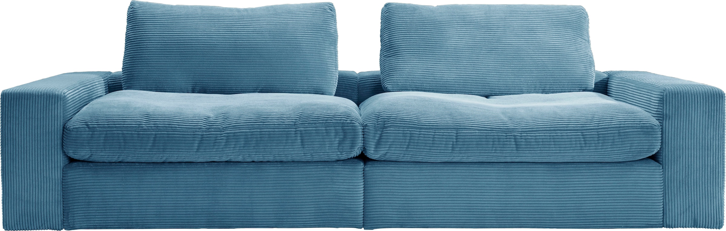 alina Big-Sofa »Sandy«, 296 cm breit und 123 cm tief, in modernem Cordstoff günstig online kaufen