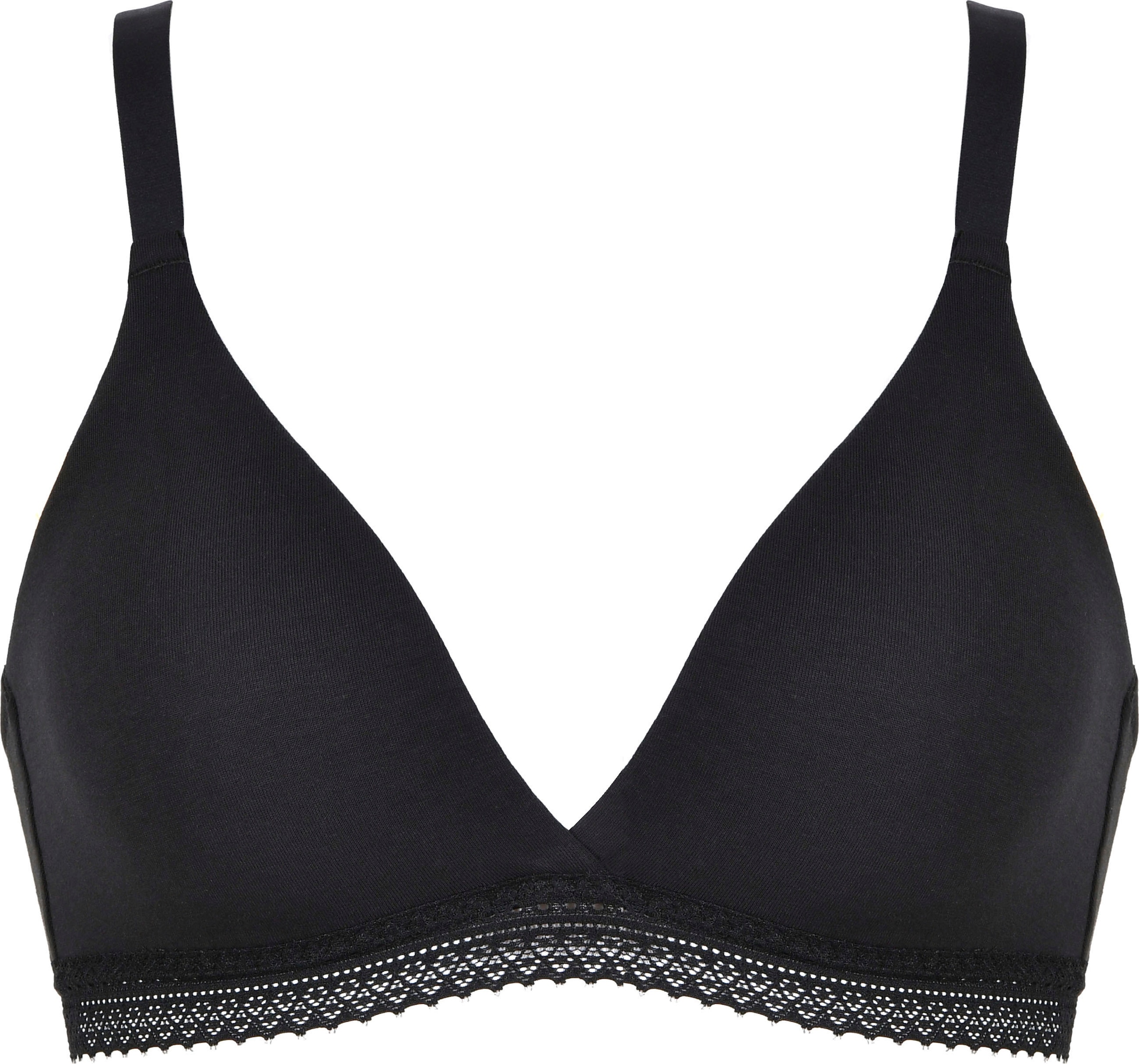 Naturana Soft-BH, feminin, basic, bequem, verstellbare Träger, ohne Bügel, Baumwollmix