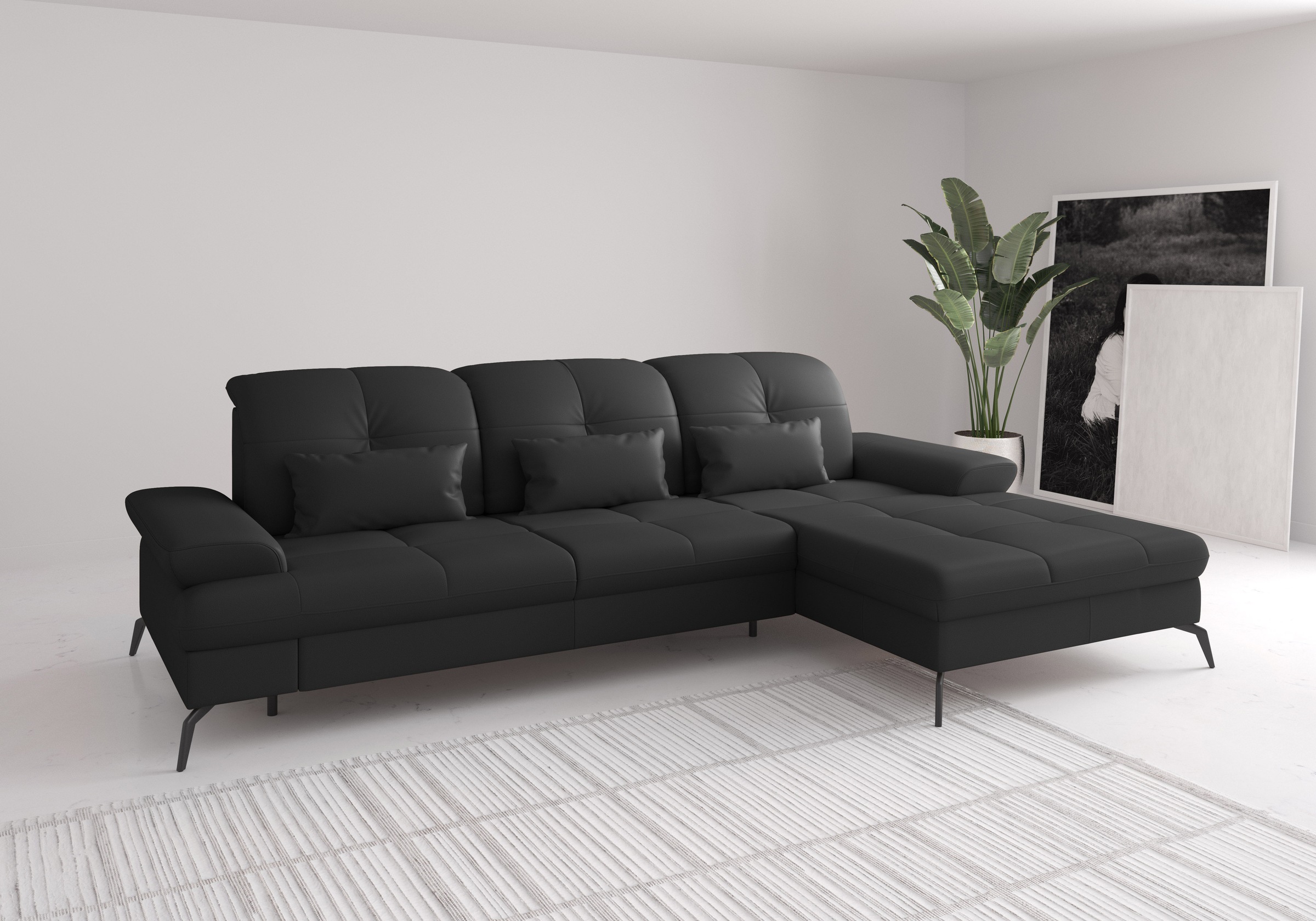 sit&more Ecksofa »Amica, L-Form, inkl. Sitztiefenverstellung & Armteilverst günstig online kaufen