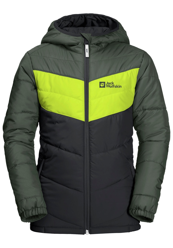 Jack Wolfskin Fleecejacke »THREE HILLS JACKET KIDS«, mit Kapuze