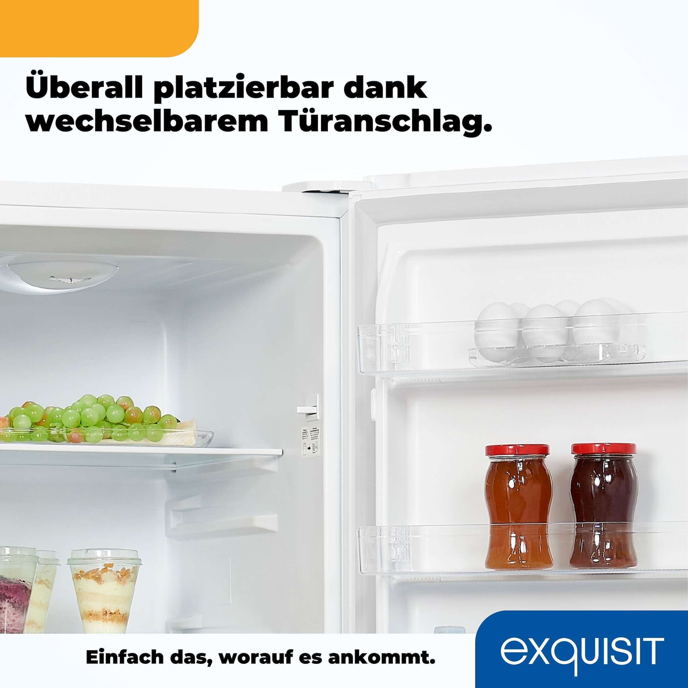 exquisit Kühl-/Gefrierkombination »KGC231-60-010E weiss«, 175 L Volumen, 4 Sterne Gefrieren