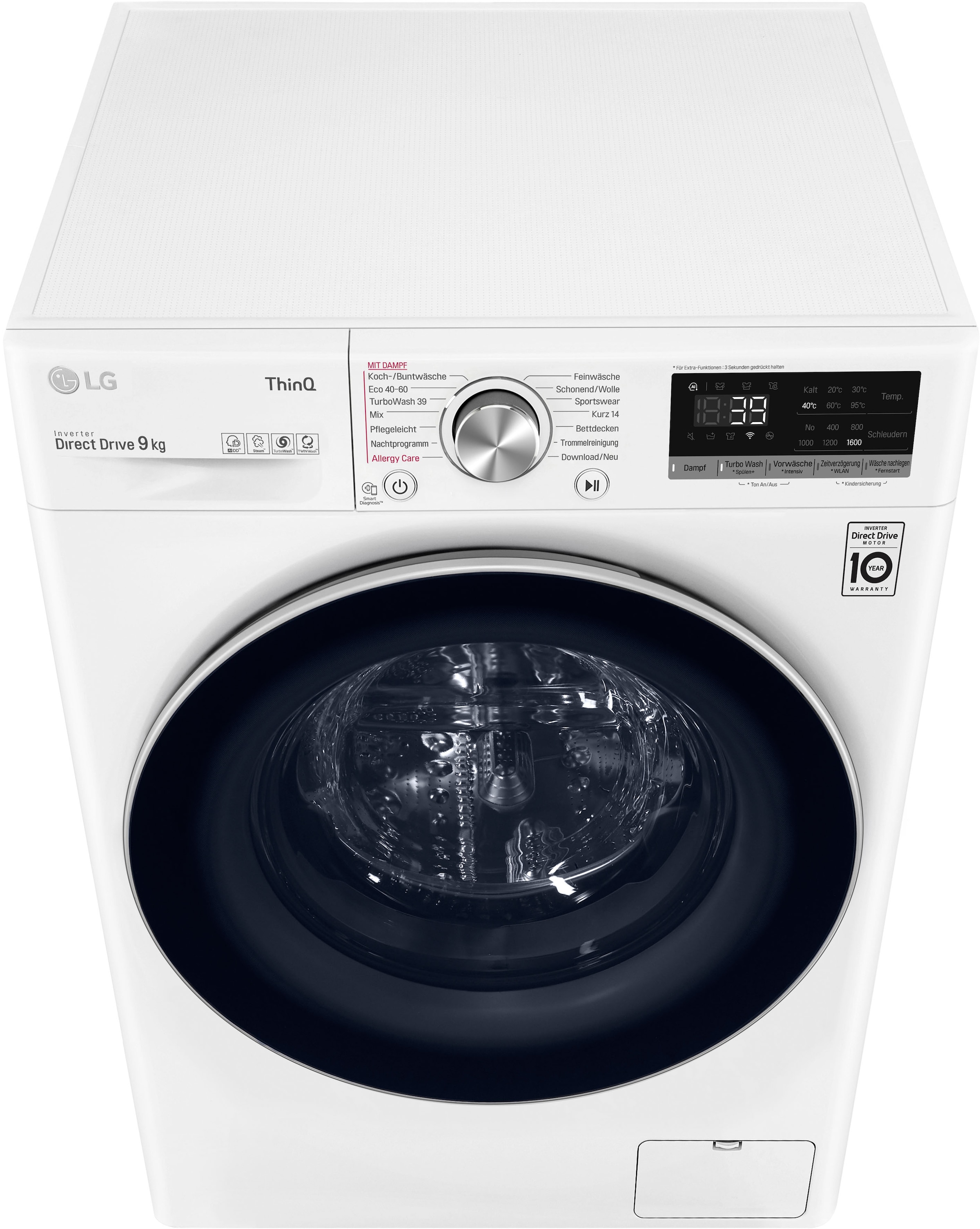 LG Waschmaschine »F6WV709P1«, F6WV709P1, 9 Raten 1600 kaufen auf kg, U/min