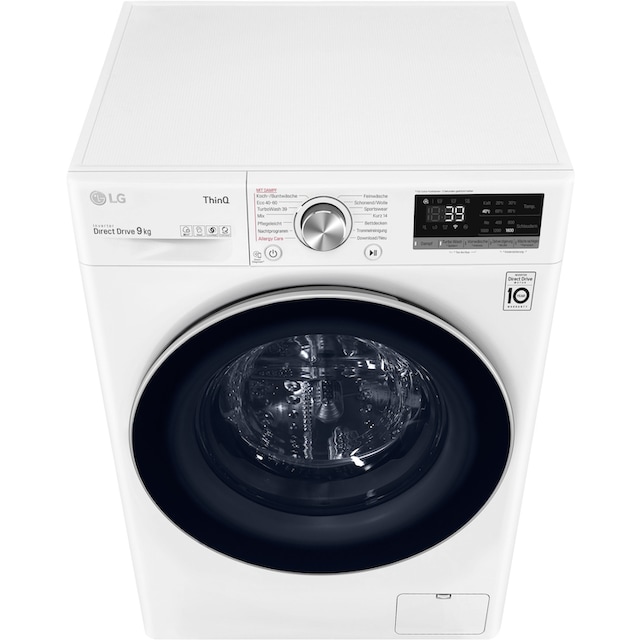 LG Waschmaschine »F6WV709P1«, F6WV709P1, 9 kg, 1600 U/min auf Raten kaufen