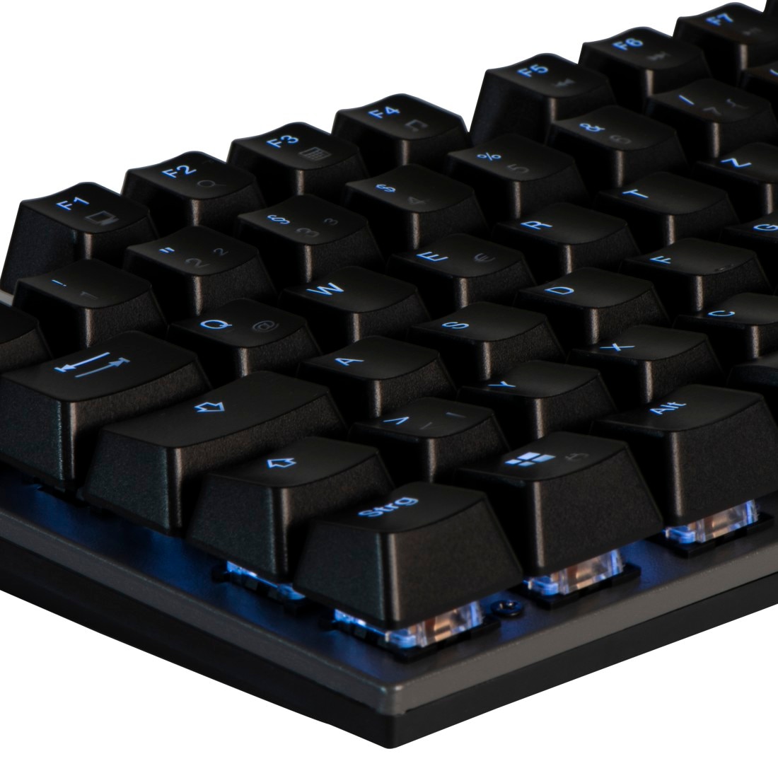 Hama Tastatur »Mechanische Office Tastatur "MKC-650", Schwarz, Anthrazit«, (ausklappbare Füße-Fn-Tasten-ergonomische Form)