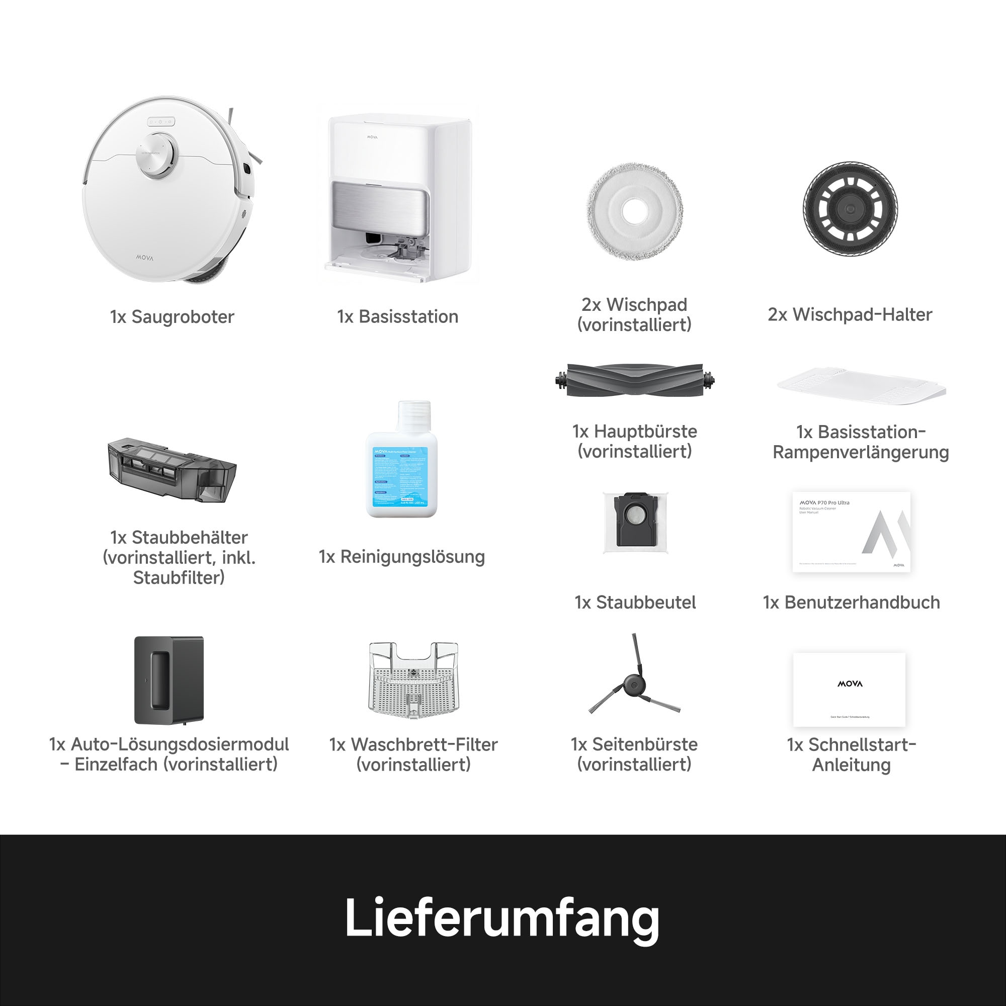 Mova Saugroboter »P70 Pro Ultra«