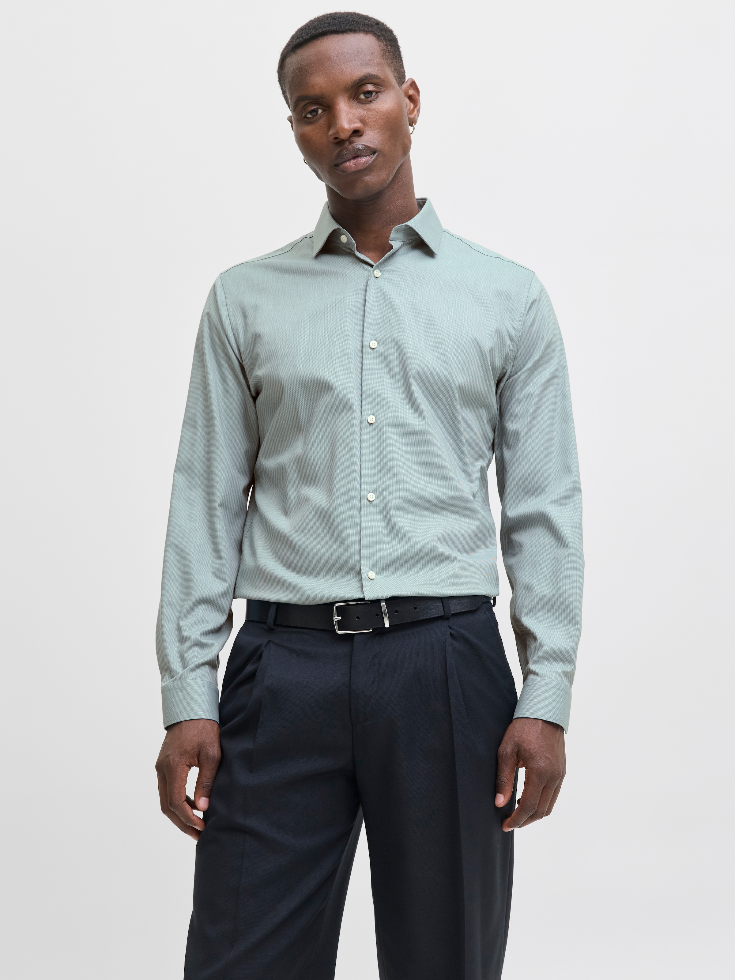 Jack & Jones Langarmhemd »JPRBLAPARKER Slim Fit Hemd, atmungsaktiv, ideal für den Alltag« Baumwolle, slim fit