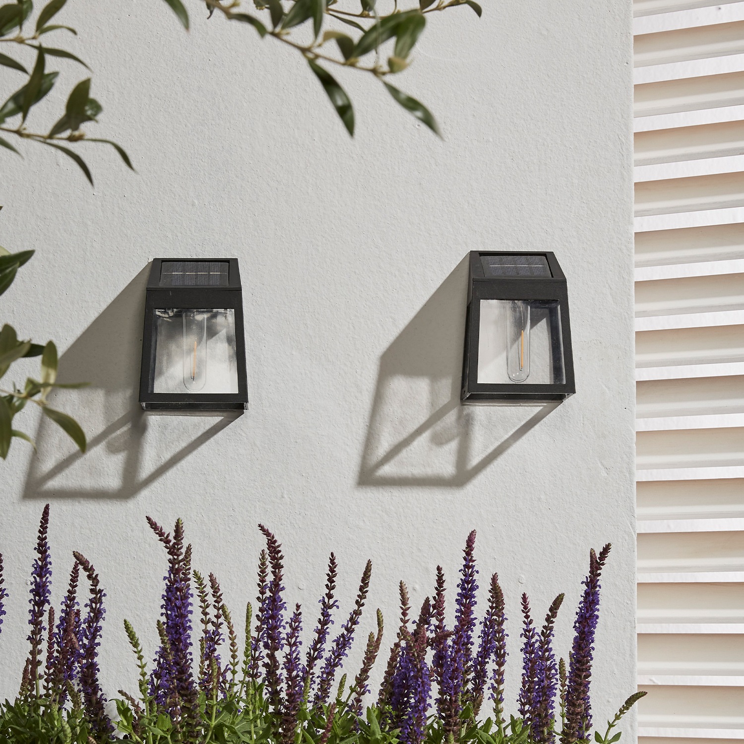 LUXFORM Außen-Wandleuchte »Solar-Wandleuchte - Vigo - LED - 3 Stück«, Leuch günstig online kaufen
