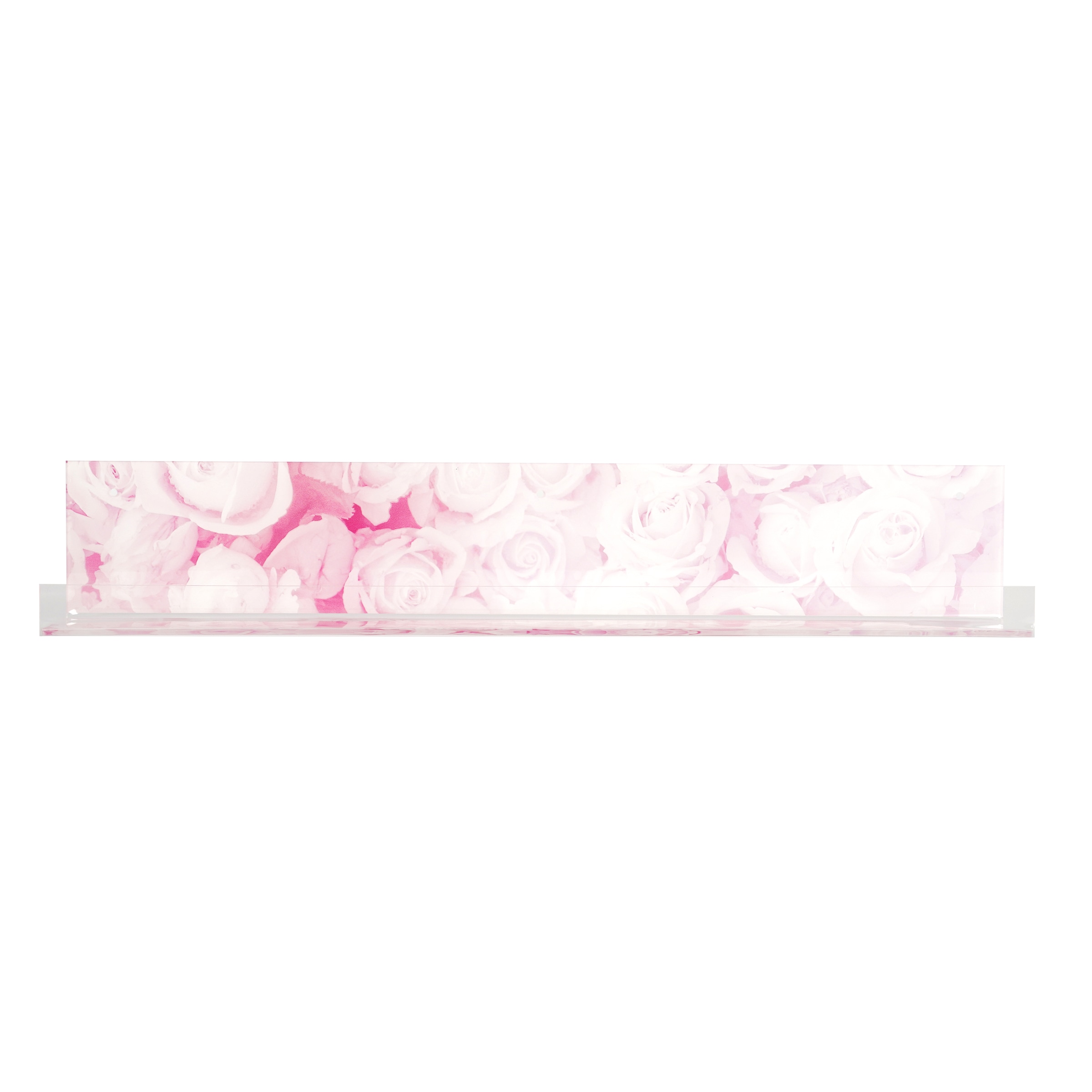 Home affaire Gewürzboard »Rosen - Gewürzhalter aus Acrylglas - Küchenorganizer«, (1 St.), Acrylleiste - Badezimmerablage - bedruckt - Inkl. Schrauben & Dübel