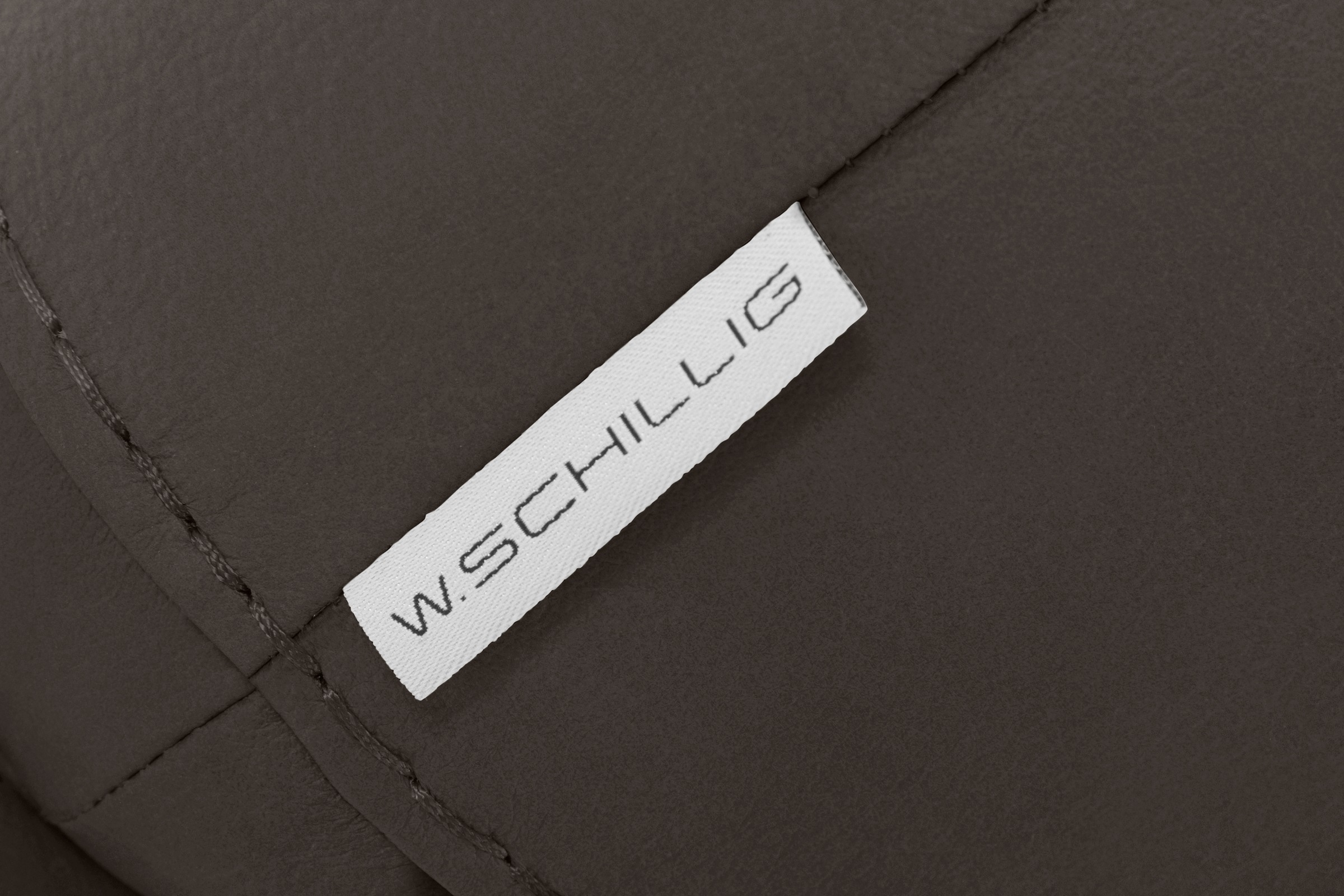 W.SCHILLIG Hocker »montanaa« mit Metallkufen in Silber matt, Breite 71 cm