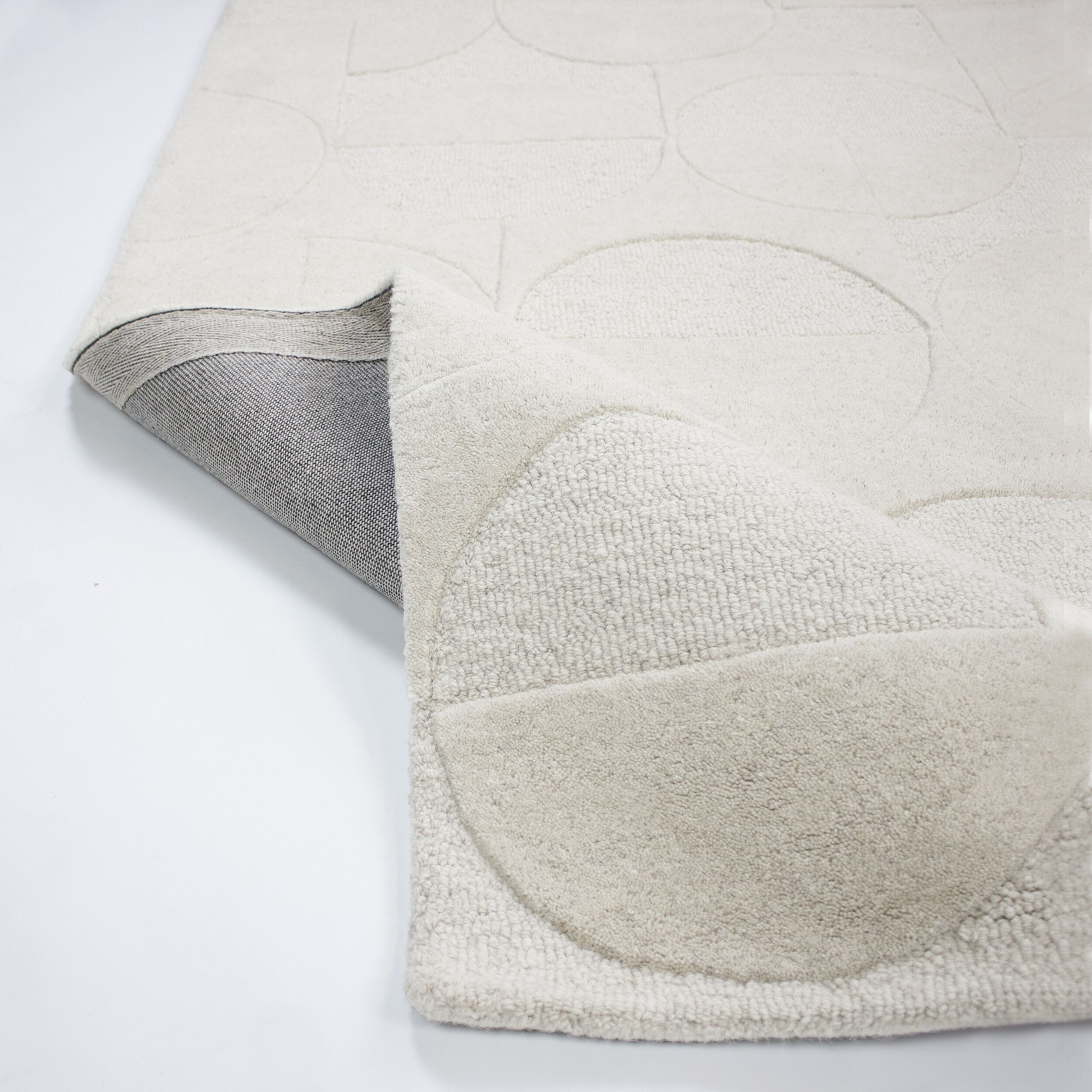 FLAIR RUGS Teppich »GIGI« rechteckig 8 mm Höhe aus 100% Wolle, geometrisches Design, fußbodenheizungsgeeignet