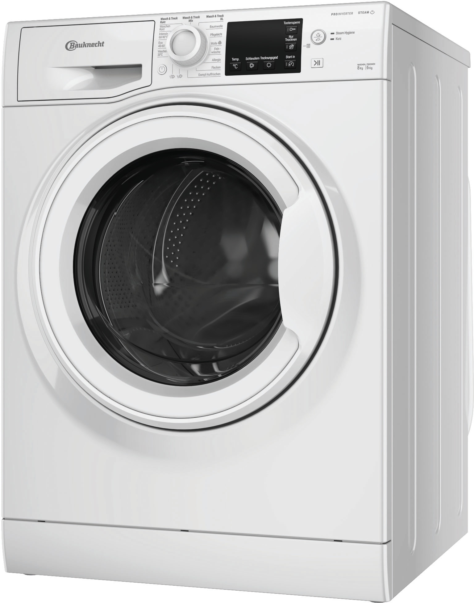 BAUKNECHT Waschtrockner »WT Eco Plus 86 43 N« 8 kg /6 kg 75 dB(A) günstig online kaufen