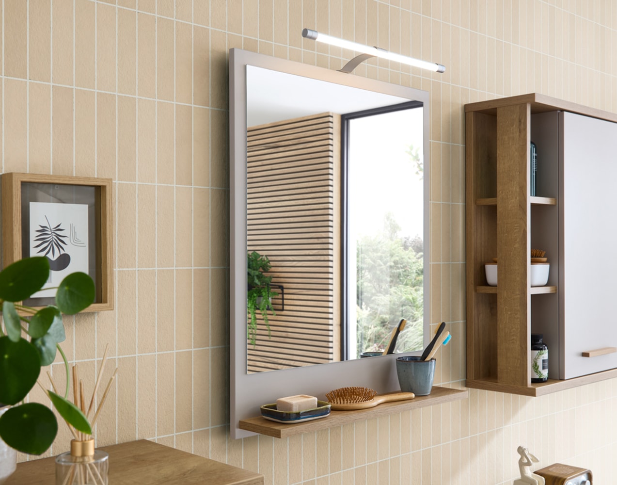 Saphir Badmöbel-Set »Quickset 966« 4 Stk. tlg.