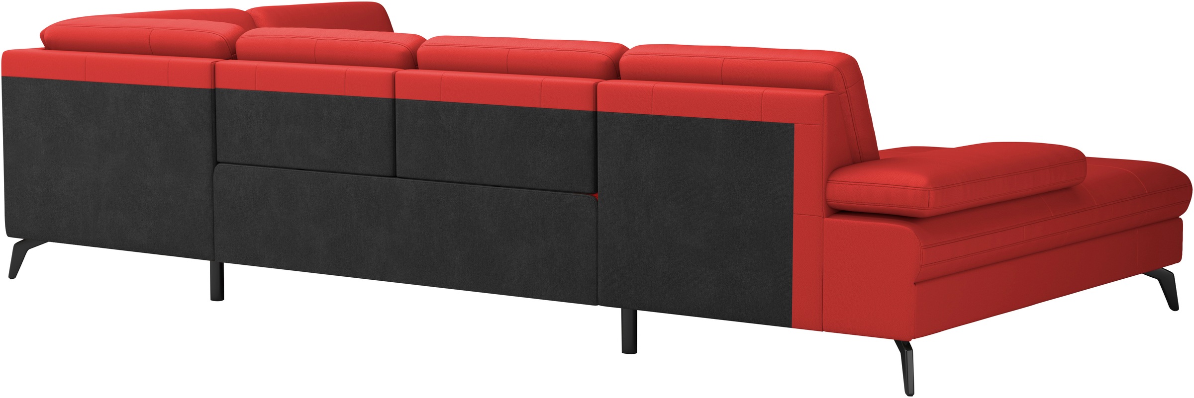 sit&more Wohnlandschaft »Morris U-Form, inkl. Sitztiefenverstellung«, wahlweise mit Armteilverstellung, Bettfunktion & Bettkasten