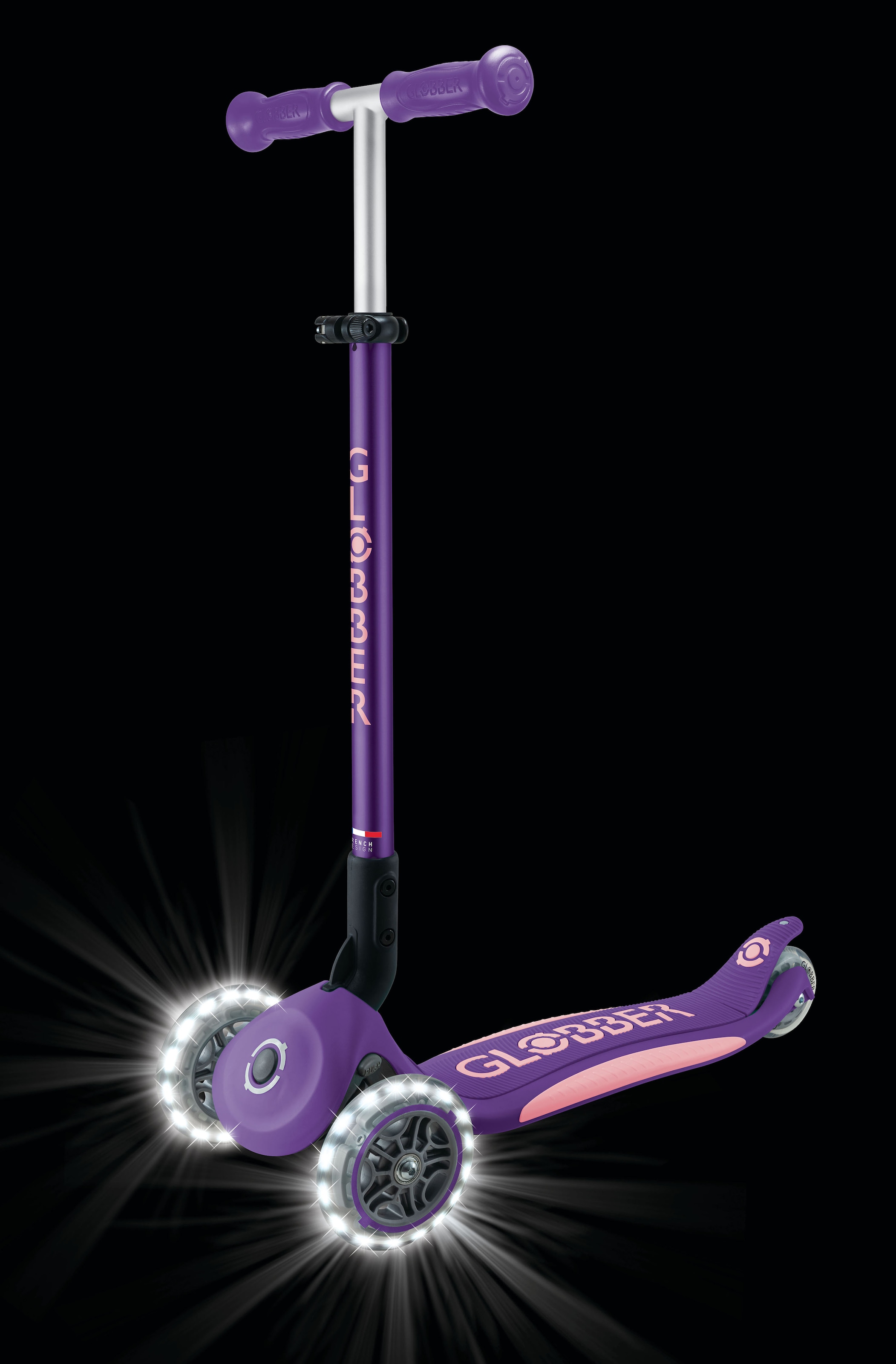Globber Tretroller »GLOBBER ELITE LIGHTS, mit Leuchtrollen«