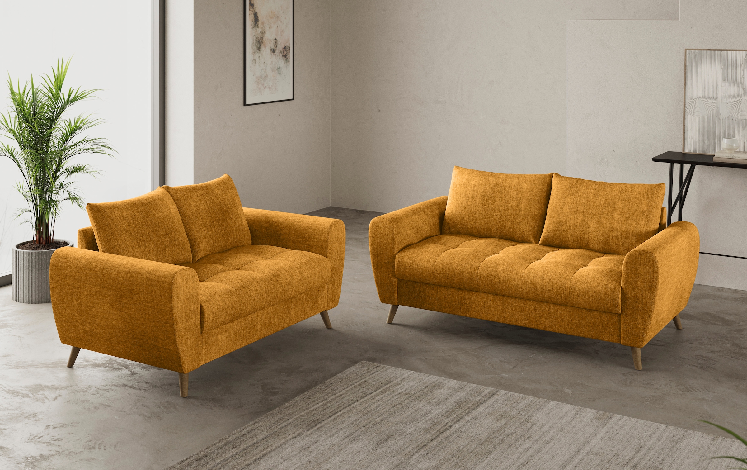 Mr. Couch 2,5-Sitzer »Blackburn II«, Mit Kaltschaumpolsterung bis 140 kg belastbar