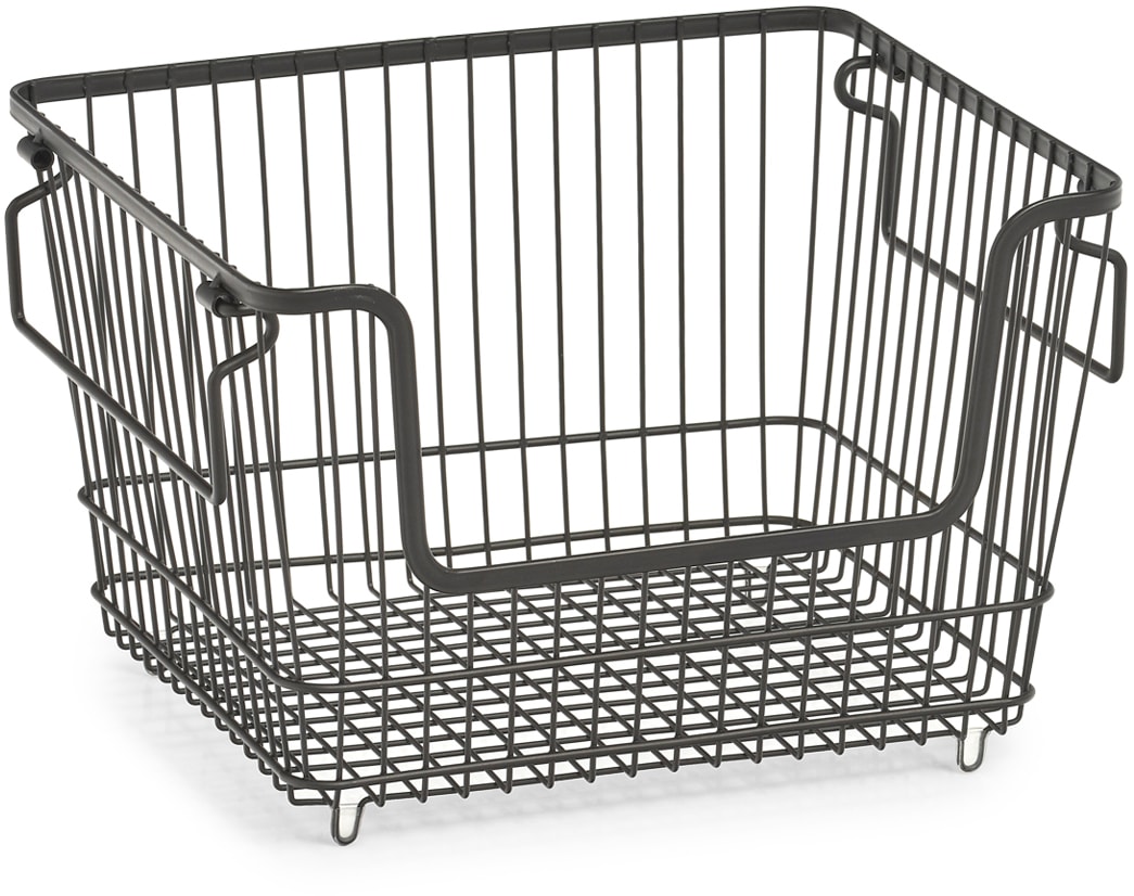 Zeller Present Organizer Aufbewahrungskorb aus Metall, stapelbar