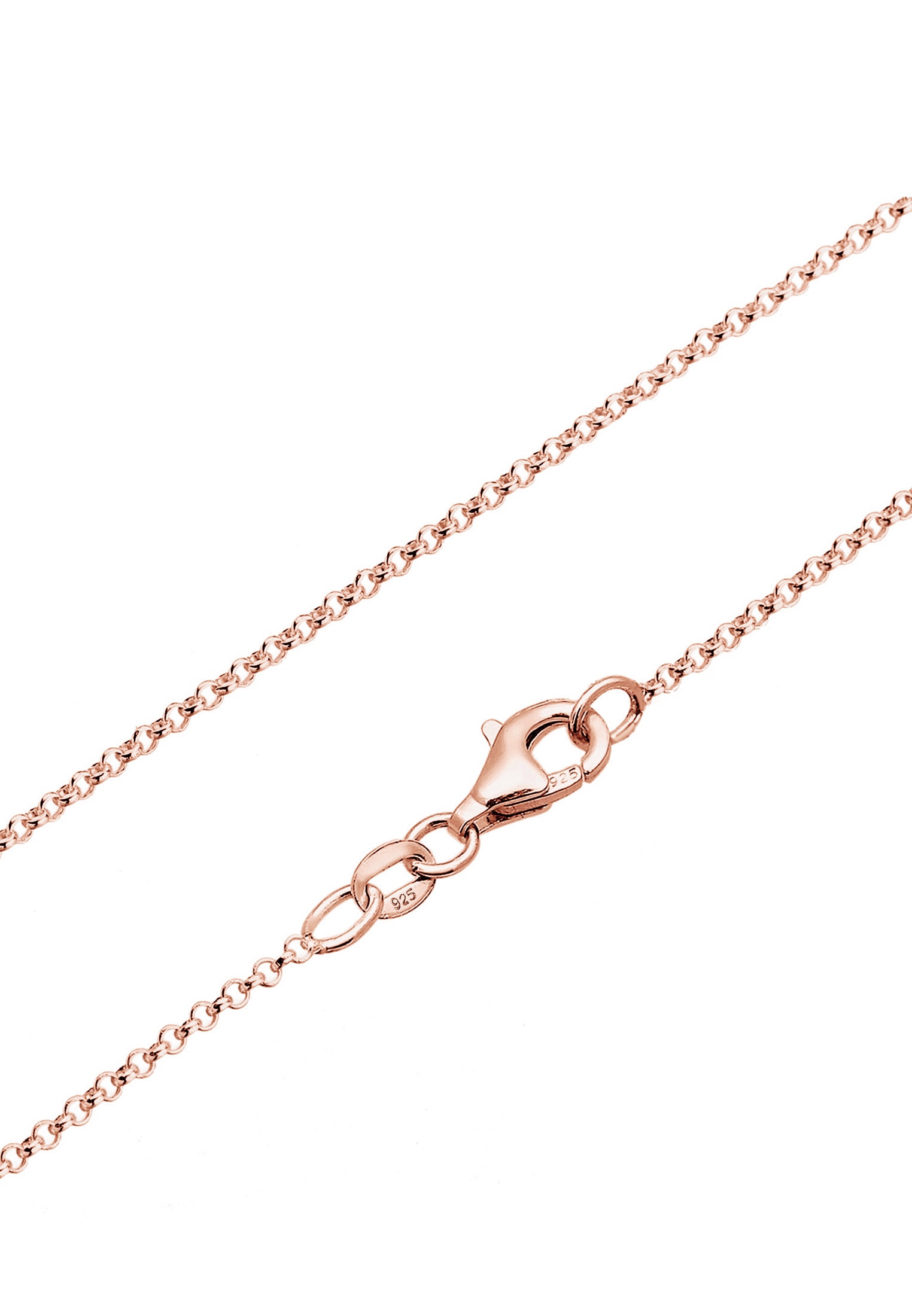 Elli Kette mit Anhänger »Herz Weltkugel Globus Erbskette Trend 925 Silber«