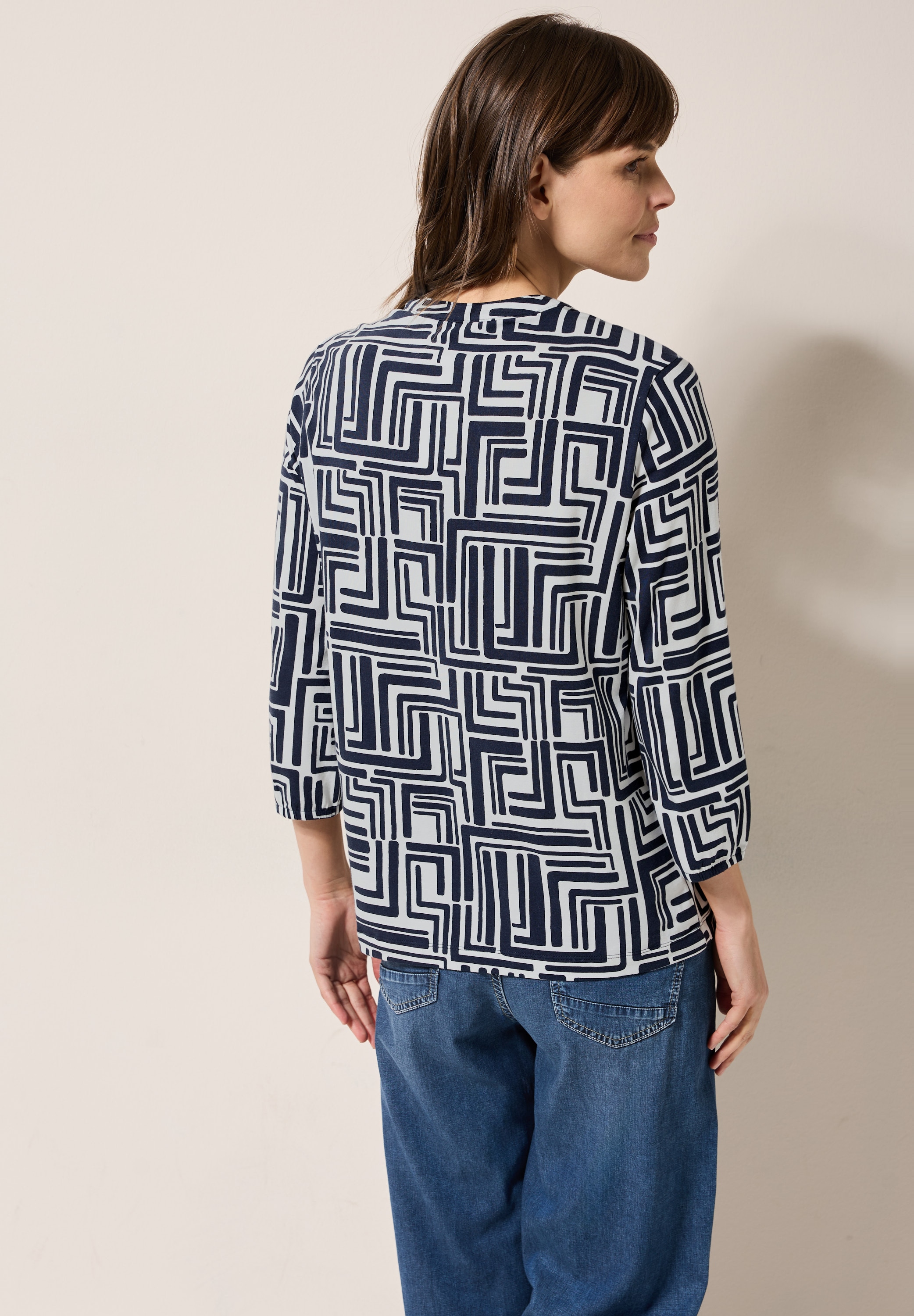 Cecil Blusenshirt, mit All-Over Print