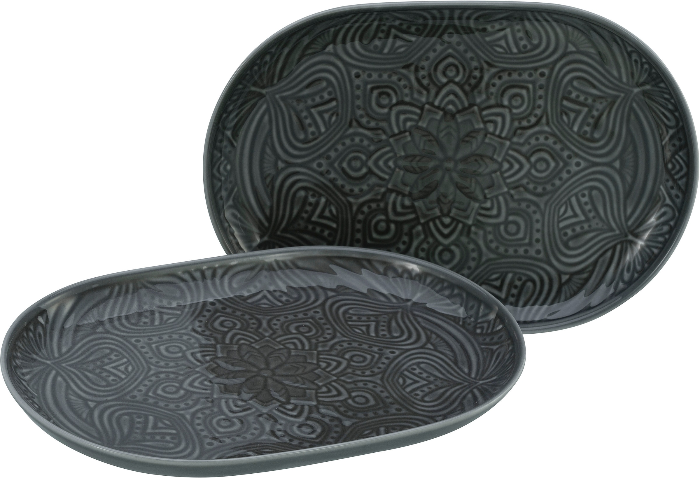 CreaTable Servierplatte »Orient Mandala« Servierset, je 28x20 cm günstig online kaufen