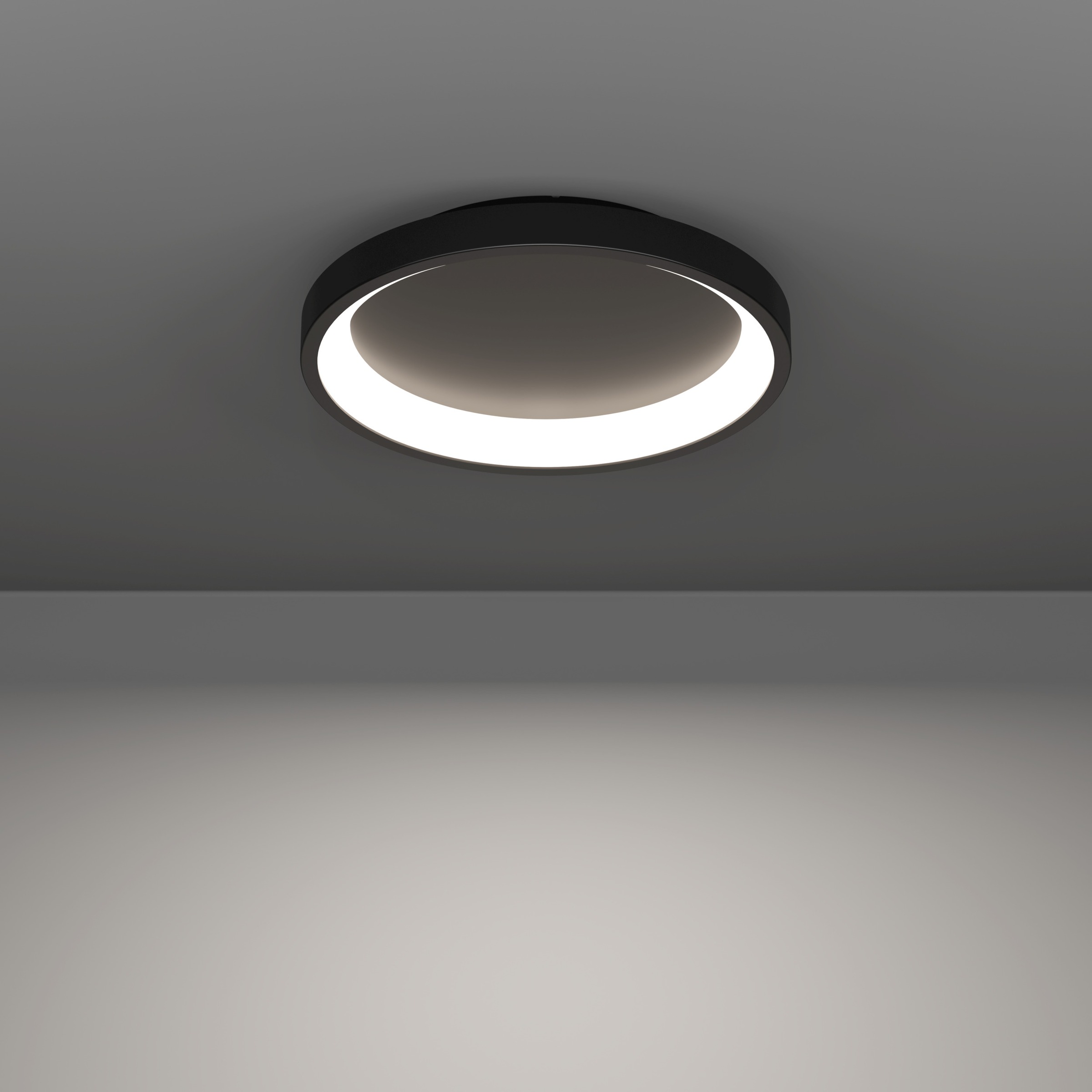 EGLO LED Deckenleuchte »LORETELLO-Z Deckenlampe - Stahl - LED - 19,6W - IP20« LED-Modul 1 Stk. Kaltweiß | Neutralweiß | RGB | Warmweiß Wohzimmerlampe, Esszimmerlampe, Flur, Schlafzimmer, H7,5 x Ø35 cm