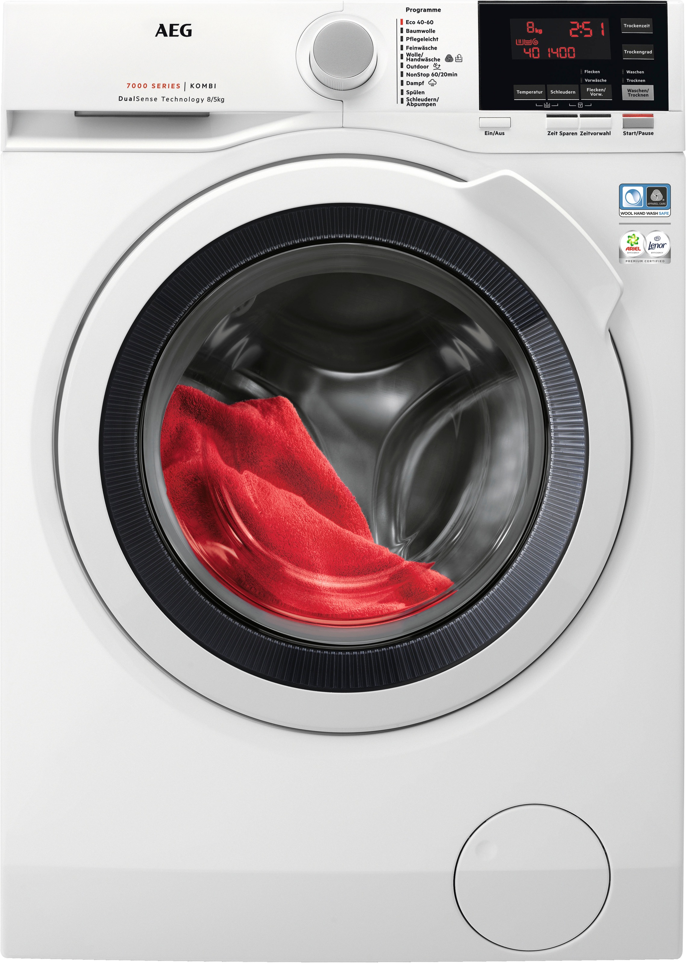 AEG Waschtrockner »L7WBA60680«, ProSteam®: Auffrischen mit Dampf statt Wasc günstig online kaufen