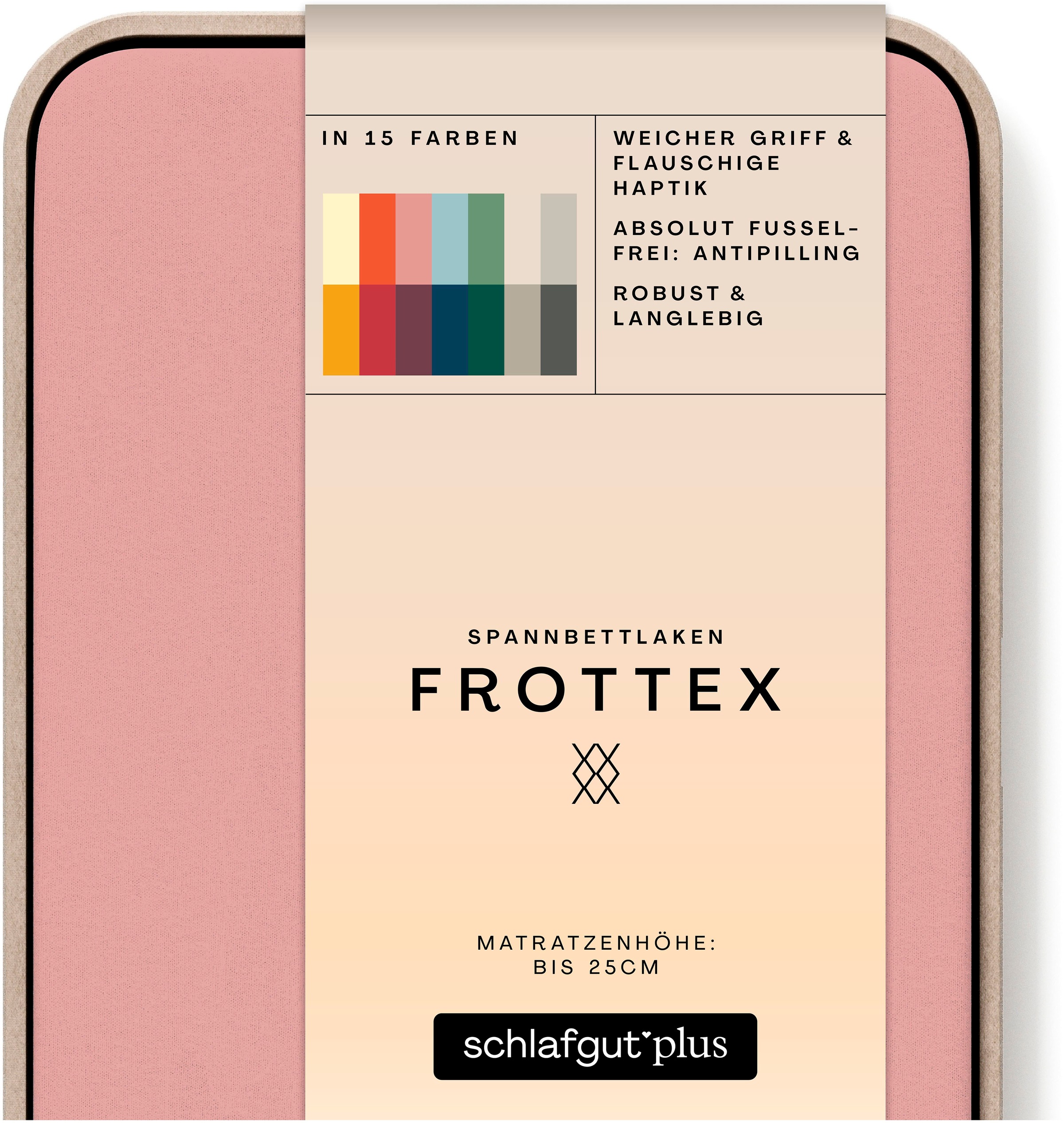 Schlafgut Bettlaken »Frottex Spannbettlaken«, MADE IN GREEN by OEKO-TEX®