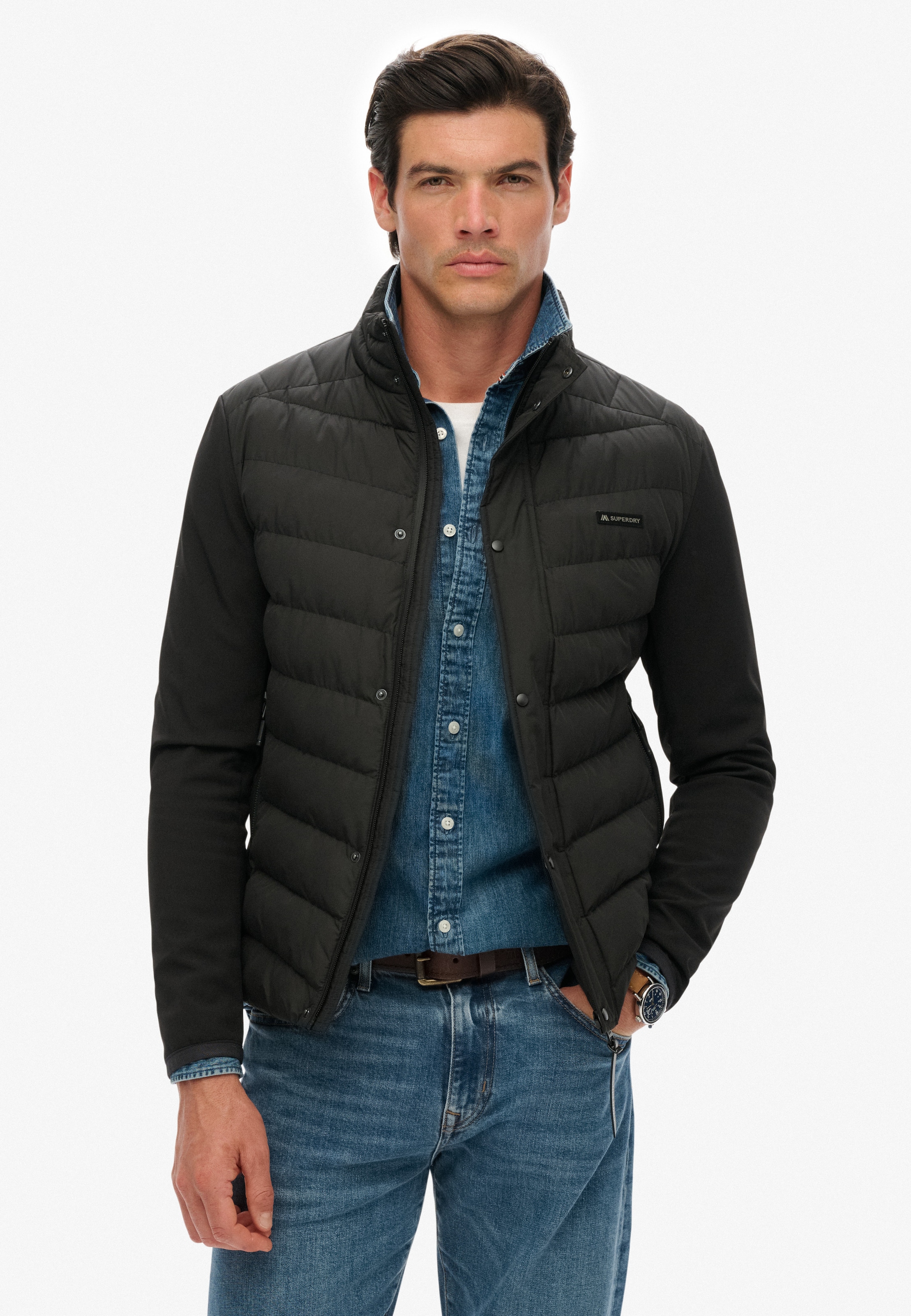 Superdry Steppjacke »STORM POPPER SOFTSHELL JKT« mit Kapuze