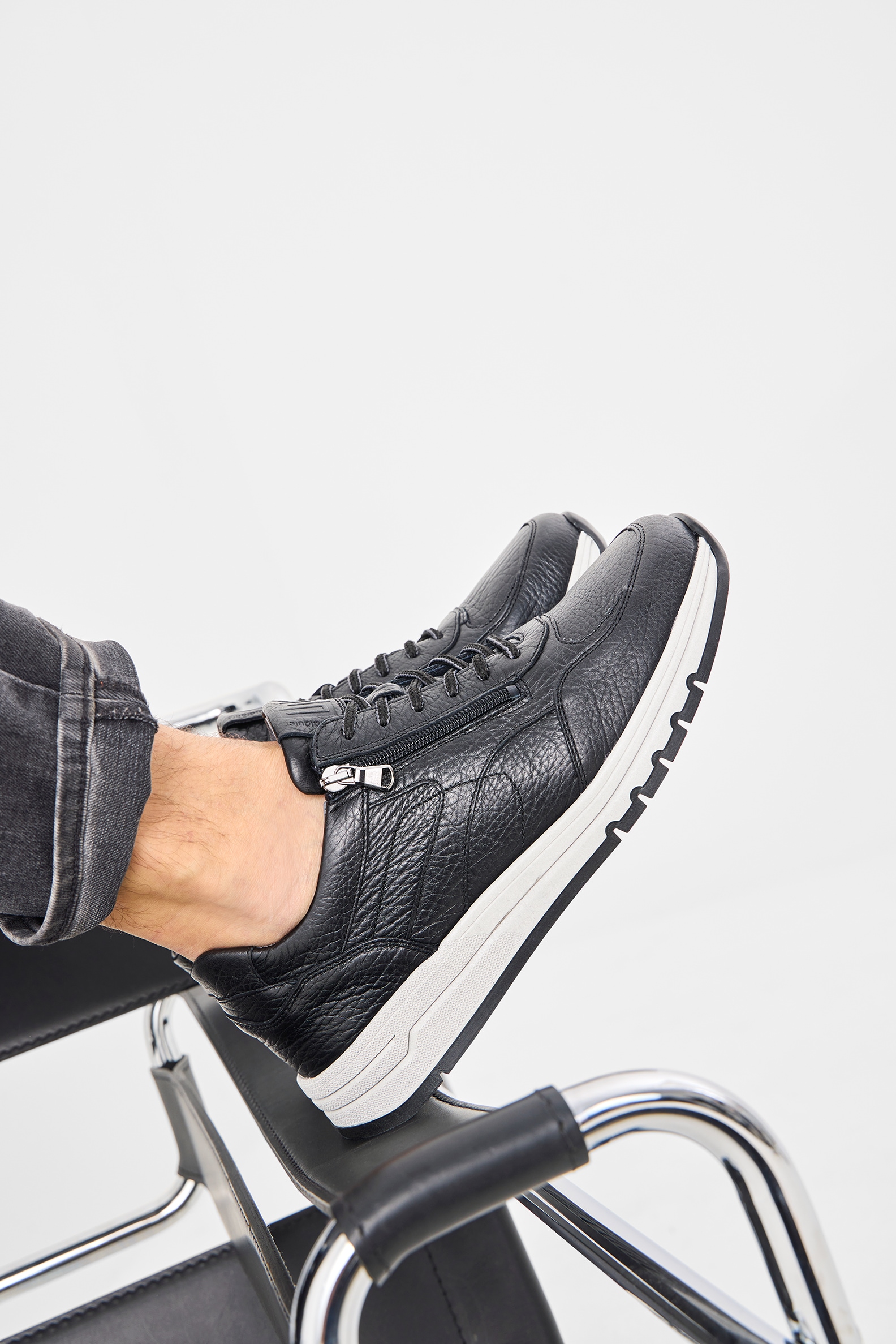 Waldläufer Schnürschuh »H-Anton«  Komfortschuh mit Schnürung und Reißverschluss, H-Weite