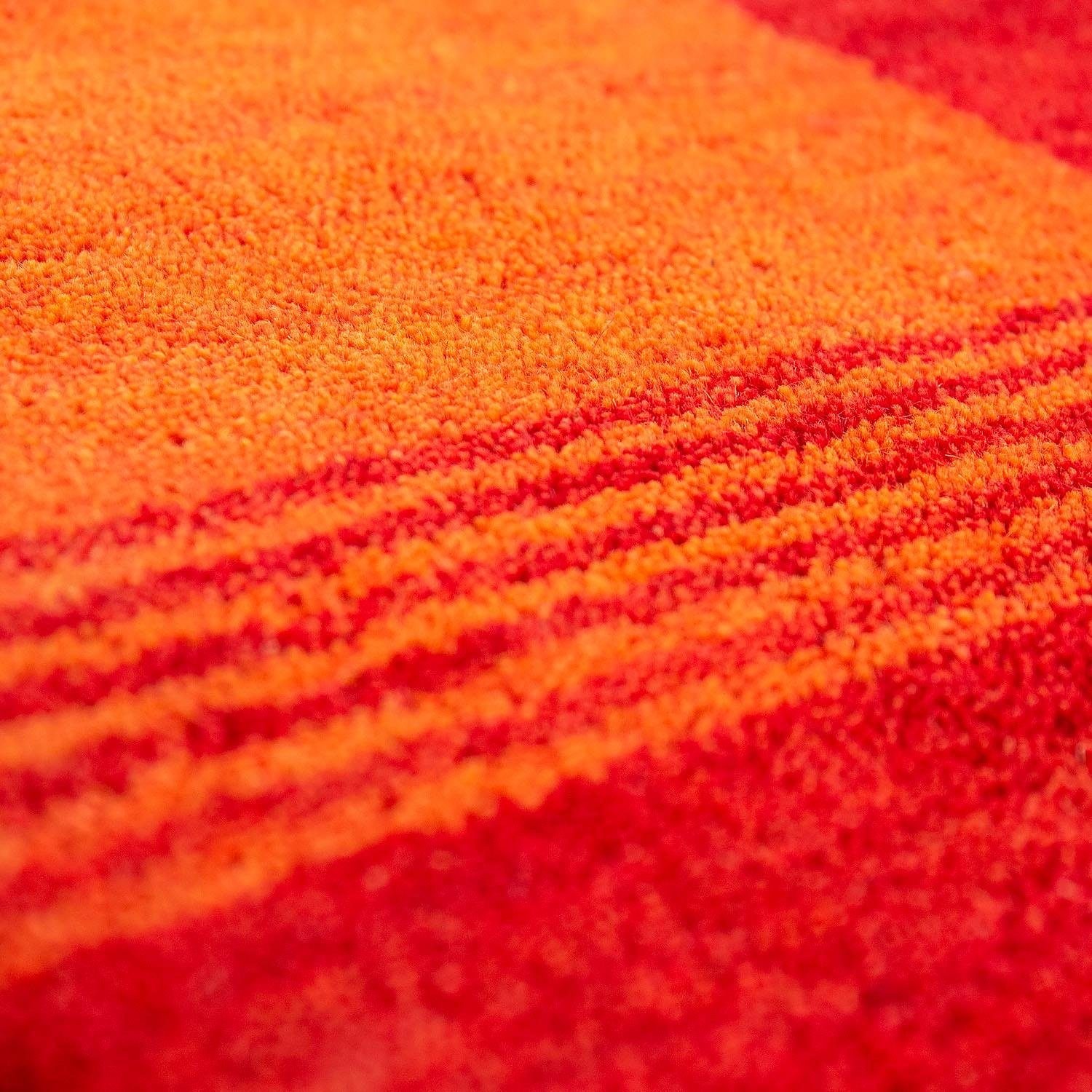 Paco Home Wollteppich »Gabbeh 310«, rechteckig, 14 mm Höhe, Kurzflor, handgewebt, reine Wolle, Gabbeh-Stil, mit Bordüre