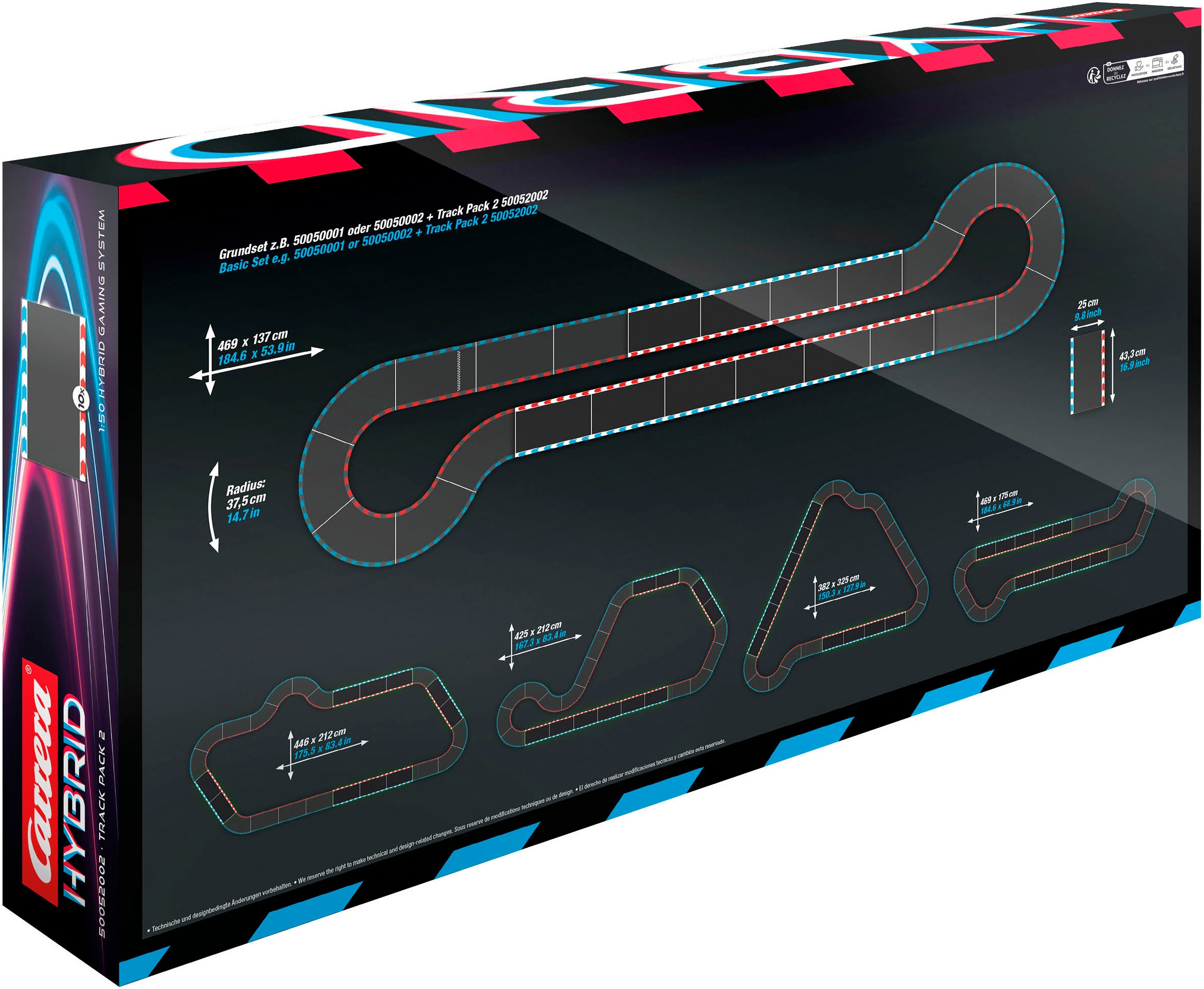 Carrera® Anschlussschiene »Carrera Hybrid Track Pack 2 High Speed«