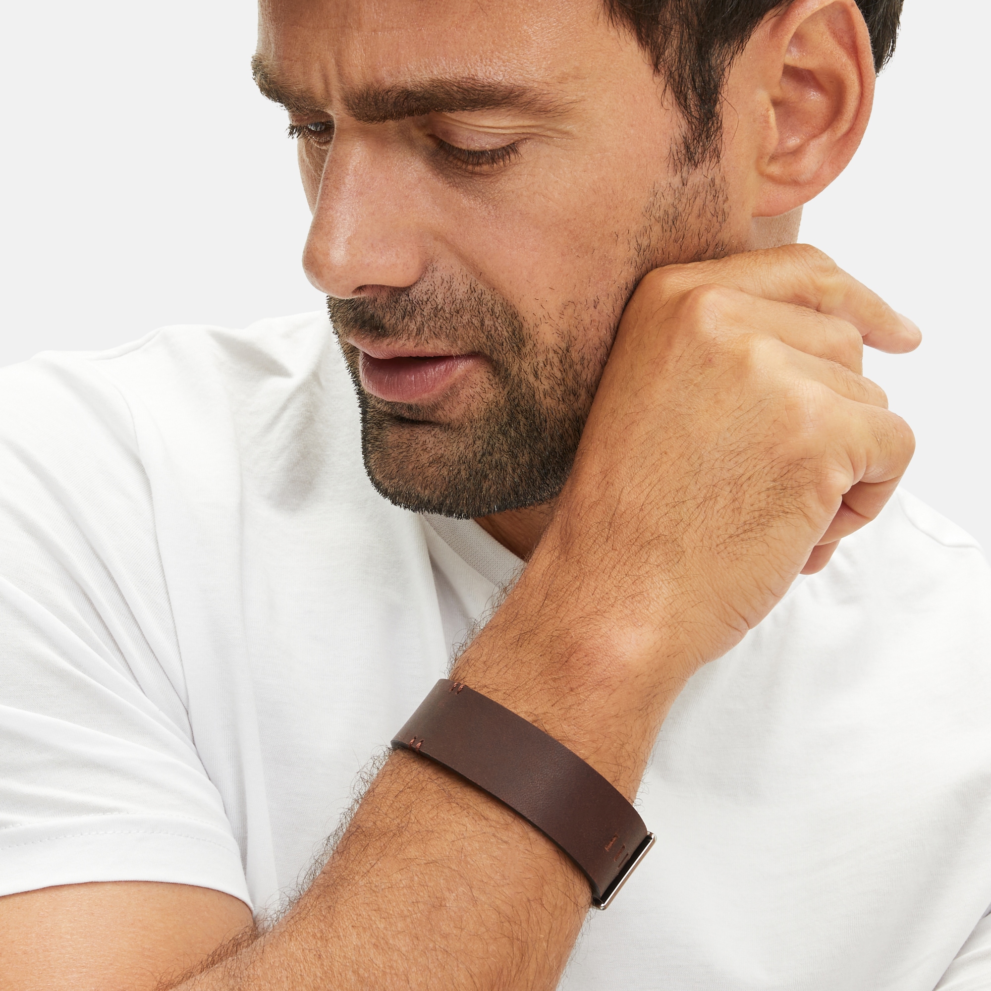 FYNCH-HATTON Lederarmband »Schmuck Geschenk Armband The Wide Leather«