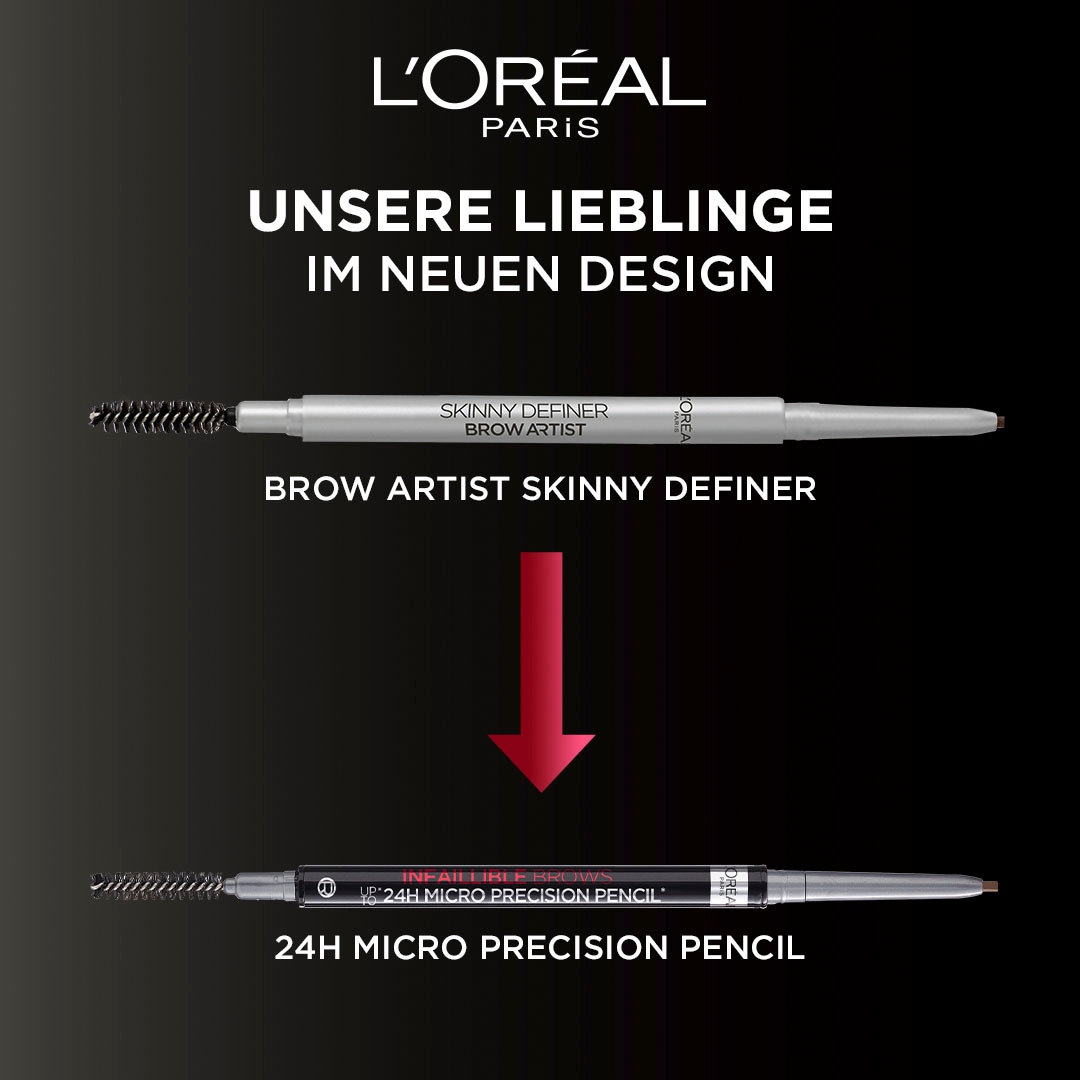7. Bild von L'ORÉAL PARIS Augenbrauen-Stift »Brow Artist Skinny Definer«, Augen-Make-Up, in Stiftform mit Spiralbürste