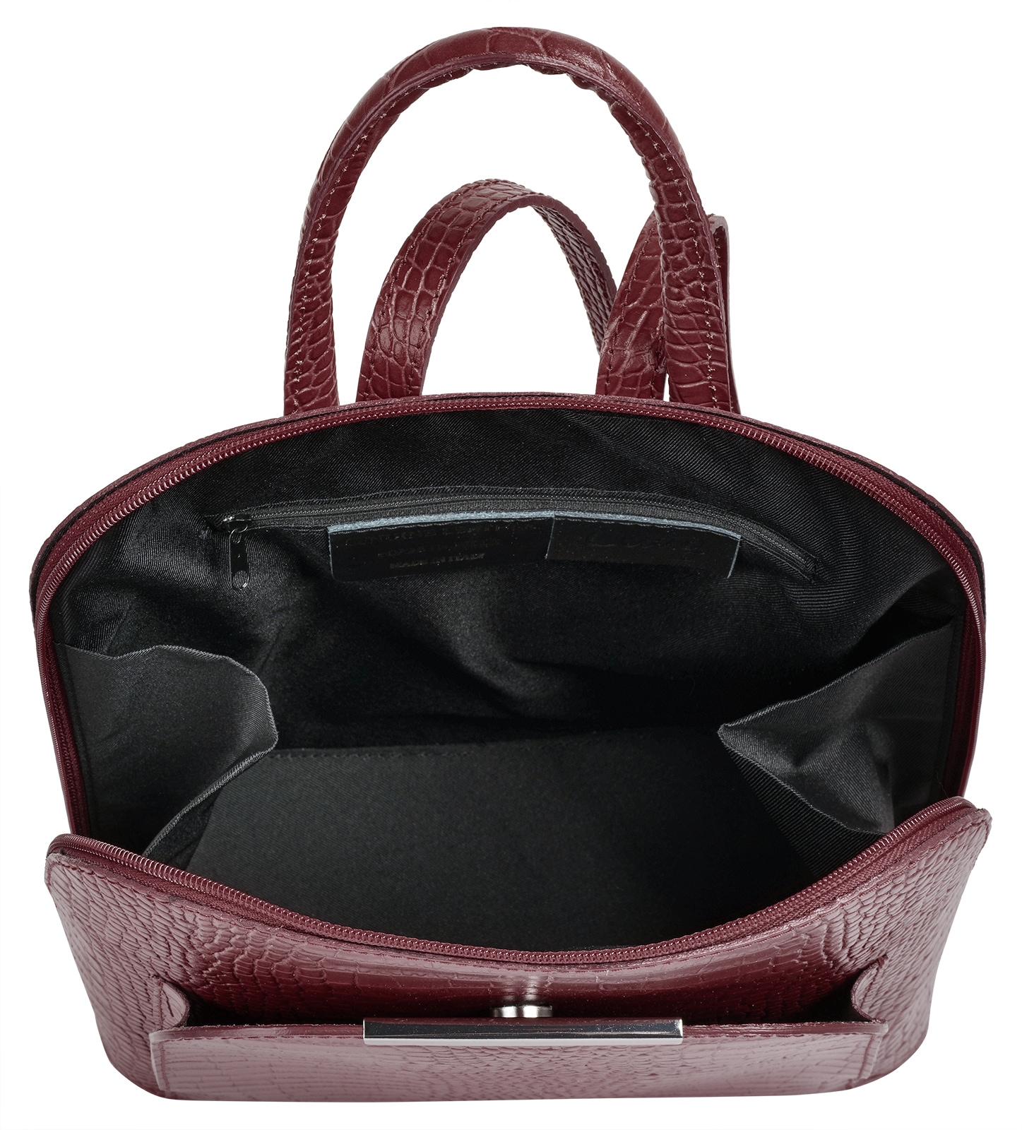 Cluty Cityrucksack, echt Leder, Made in Italy