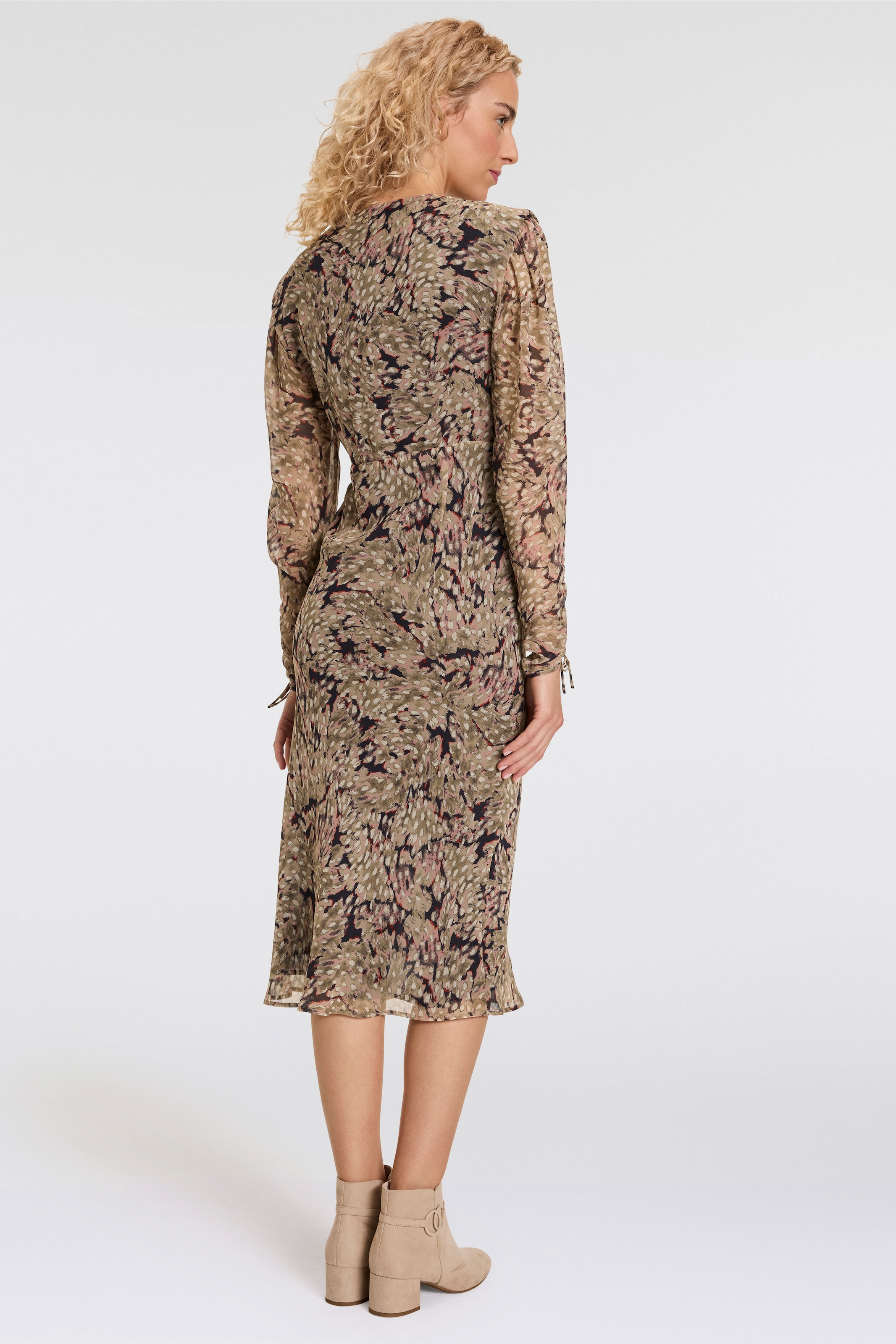 BOSS ORANGE Blusenkleid »Denzal Premium Damenmode«, mit Print