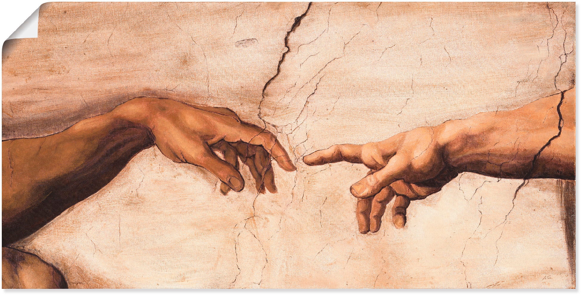 Artland Wandbild »Hände«, Religion, (1 St.), als Alubild, Outdoorbild, Leinwandbild, Poster, Wandaufkleber