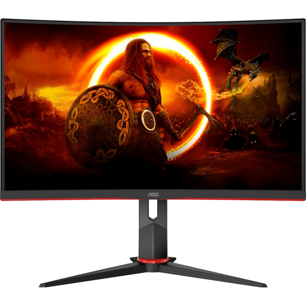 AOC Curved-Gaming-Monitor »C24G2U/BK«, 60 cm/24 Zoll, 1920 x 1080 px, Full HD, 1 ms Reaktionszeit, 165 Hz