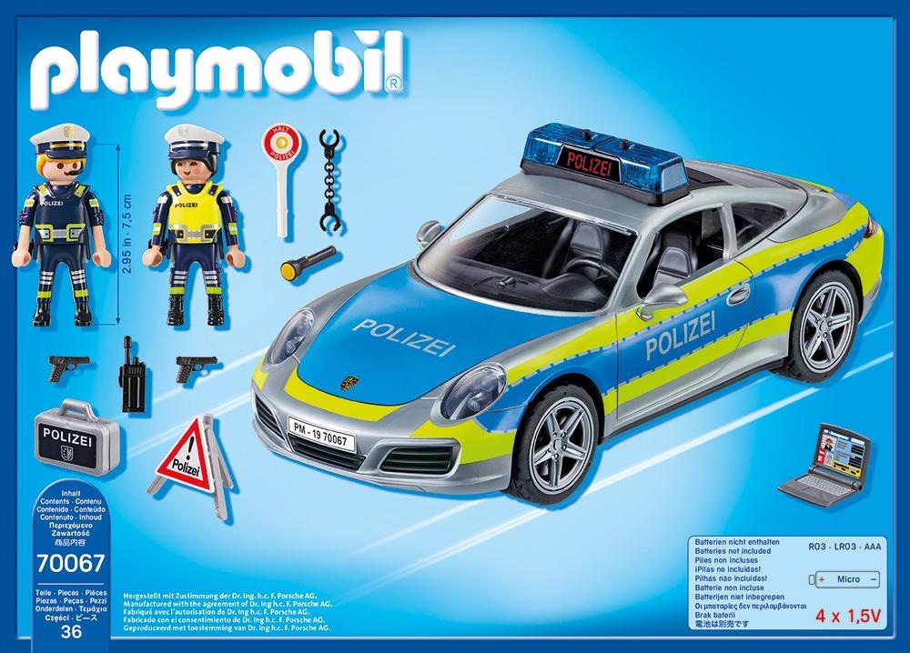 Playmobil Konstruktions Spielset Porsche 911 Carrera 4s Polizei 70067 City Action Made In Germany Gunstig Kaufen Quelle De