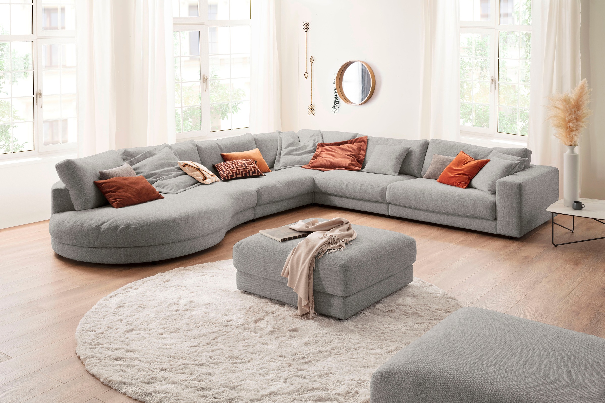 3C Candy Ecksofa »Enisa II, bequem und komfortabel, Mega Familiensofa, L-Fo günstig online kaufen