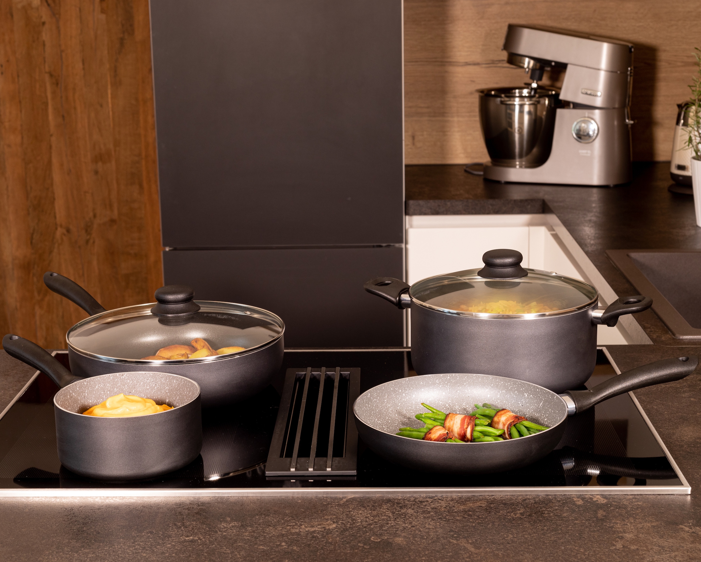 MÄSER Topf-Set »Kochtopf-Set Izar, Aluminium« Aluminium Set, 6 Stk. tlg.