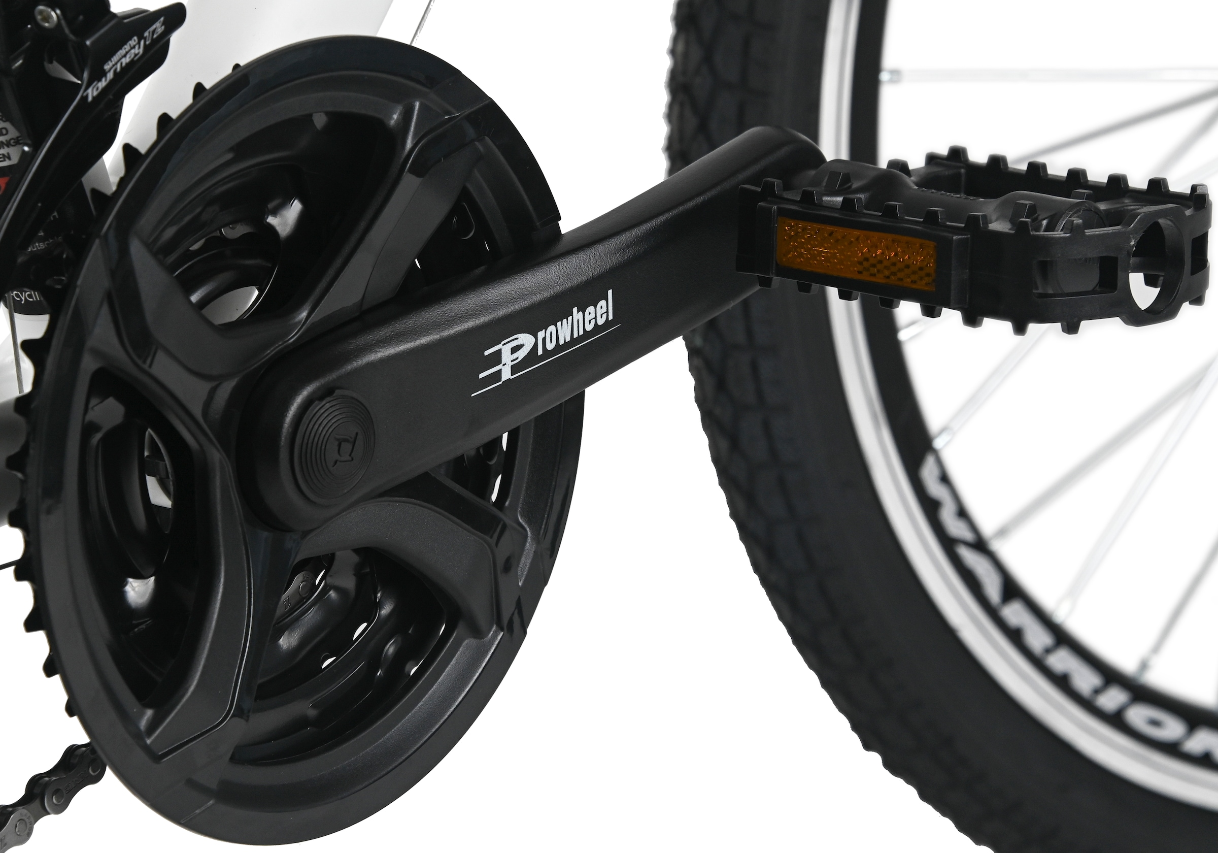 WYLD Kinderfahrrad »Girls 24" Mistral Weiß 18 Gänge RH 38 cm - Ab 8 Jahre« 18 Gang Kettenschaltung