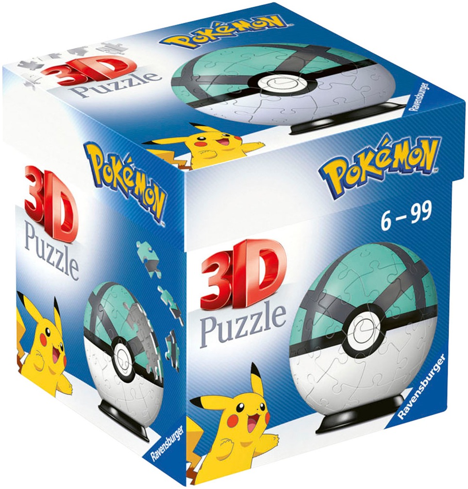 Ravensburger 3D-Puzzle »Puzzle-Ball Pokémon Netzball«, Made in Europe