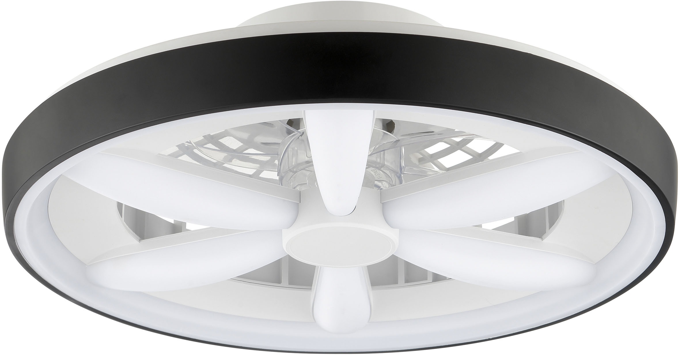 Brilliant LED Deckenleuchte »Gaiano«, 1 flammig, Ø 48cm mit Ventilator, 640 günstig online kaufen