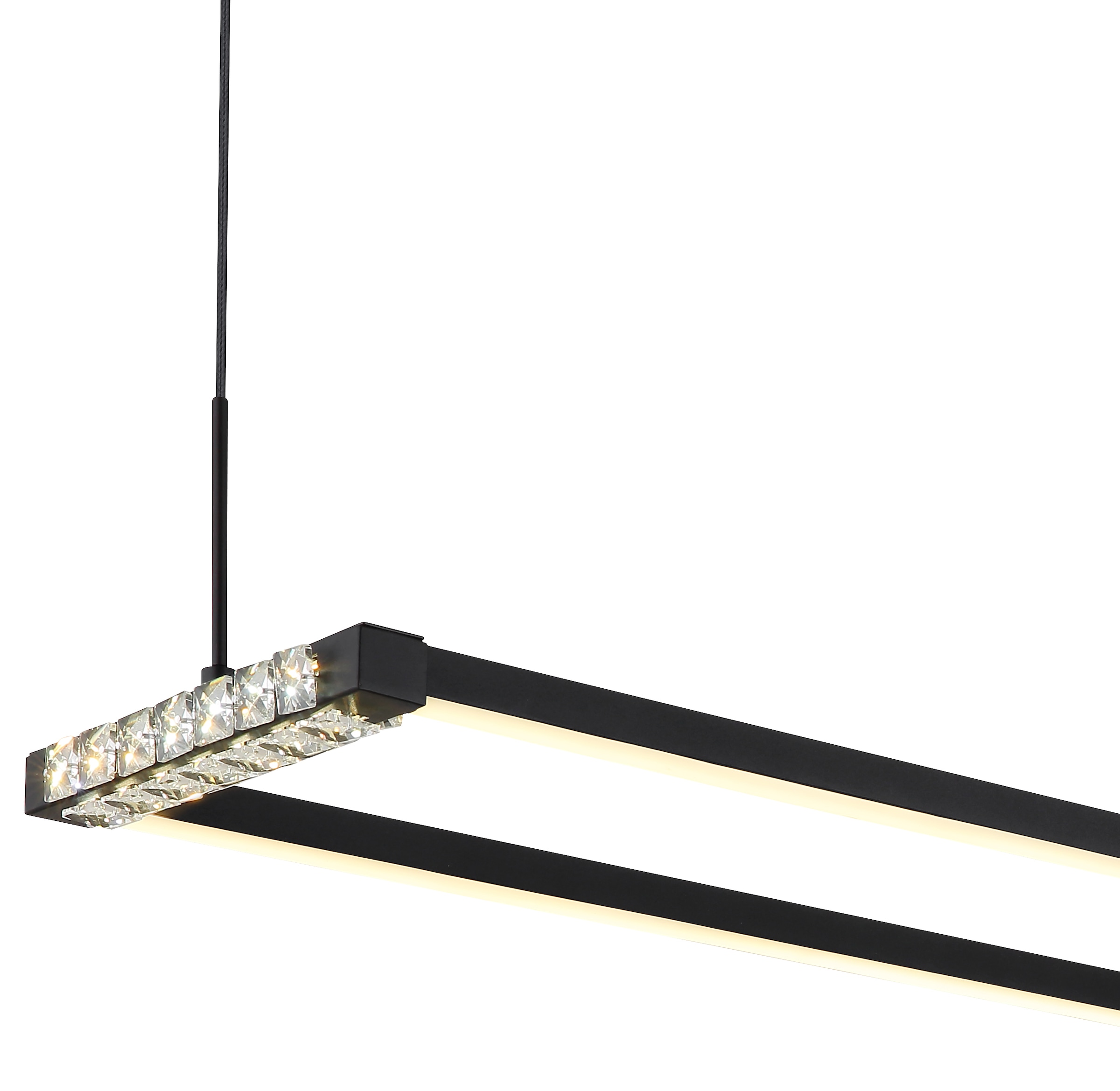 GLOBO LIGHTING LED Pendelleuchte »MARIELLA«, Leuchtmittel LED-Modul | LED fest integriert, Hängelampe/Hängeleuchte/Wohnzimmer/Esstisch/elegant
