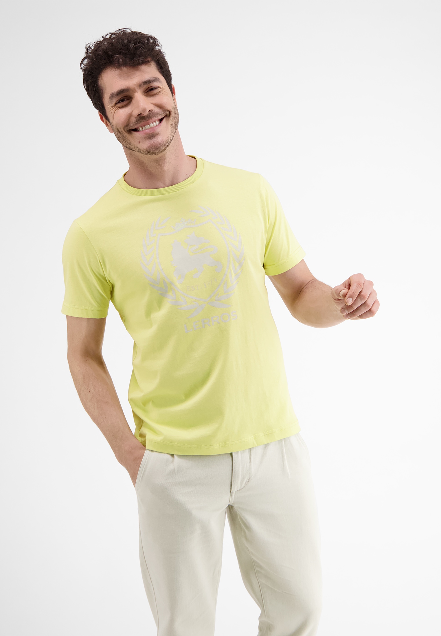 LERROS T-Shirt »LERROS T-Shirt, Logoprint«