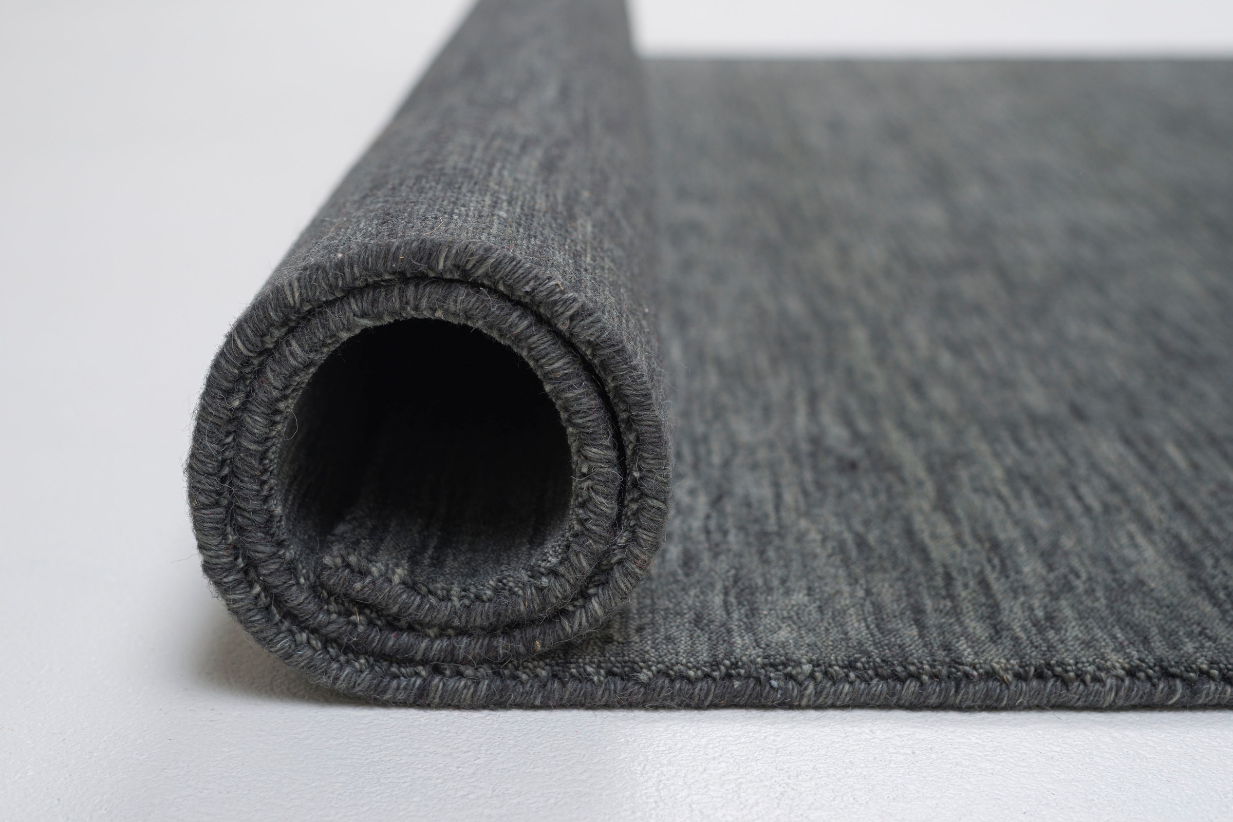 Sansibar Wollteppich »List« rechteckig 13 mm Höhe Kurzflor, Handweb Teppich, meliert, reine Wolle, handgewebt