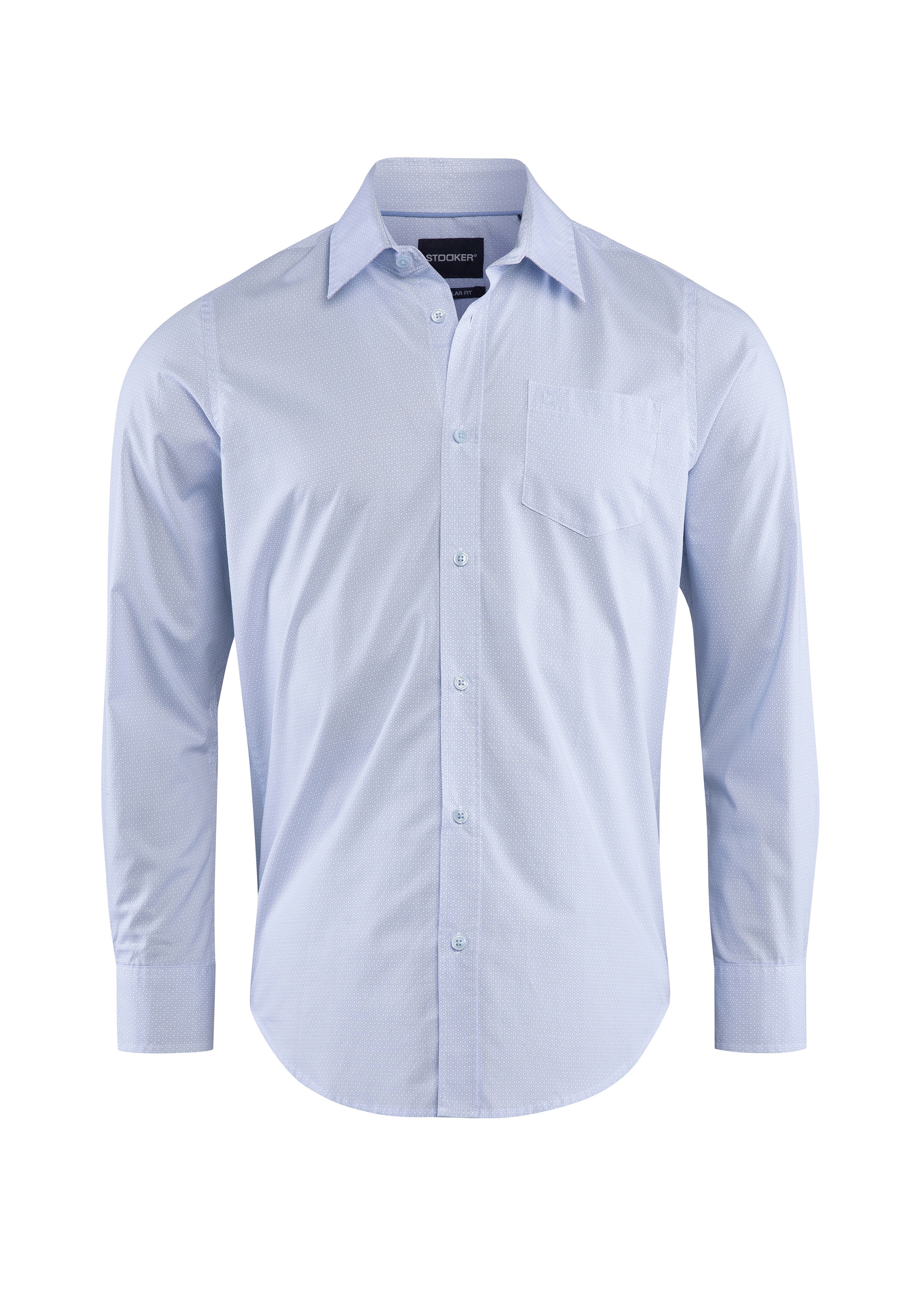 Stooker Men Langarmhemd »HUGH Hemd Langarm Regular Fit« Langarm Hemd Regular Fit für Herren